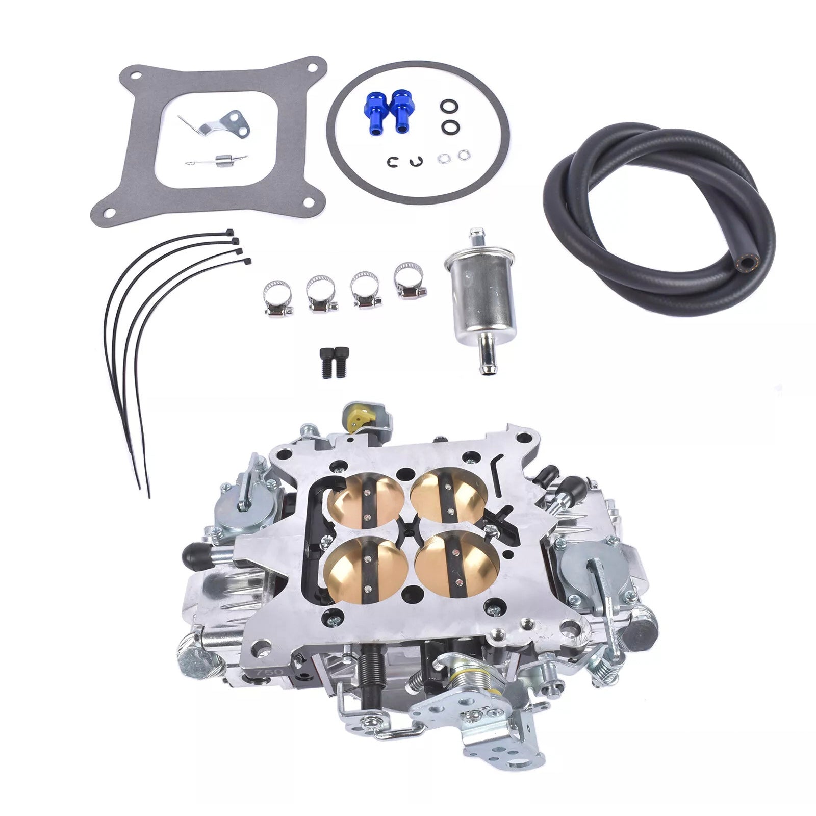 BR-67200 Carburetor 4 Barrel Square Bore Dual 750 CFM Mechanical Secondary