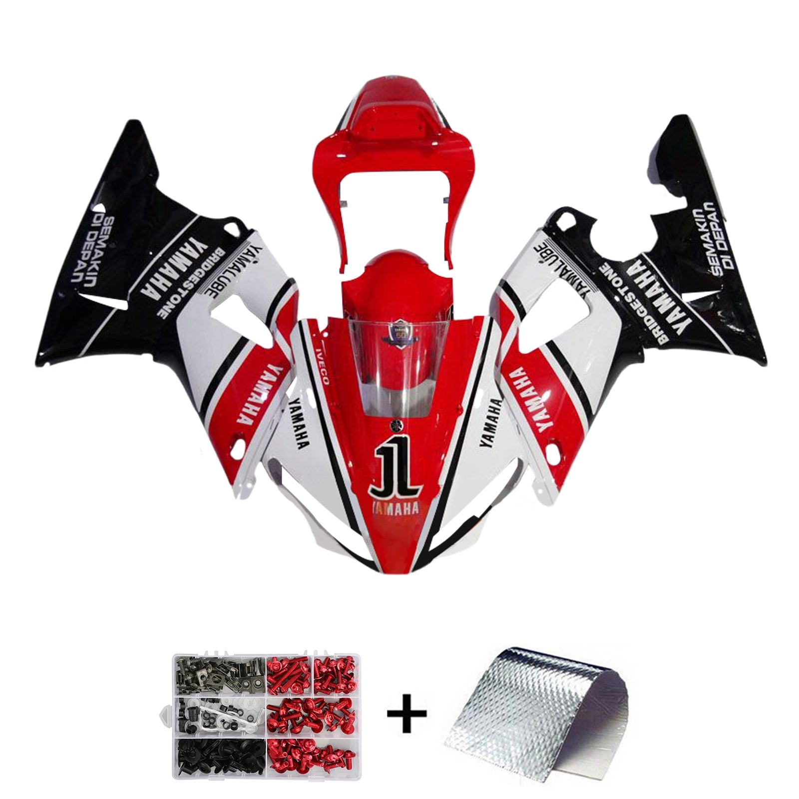 Yamaha YZF 1000 R1 2000-2001 Fairing Kit Bodywork Plastic ABS