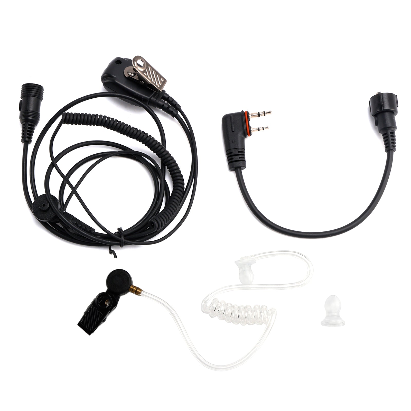 102B Transparent Air Tube Earphone In-ear with A24 Line For ICOM A25CE A25N A24