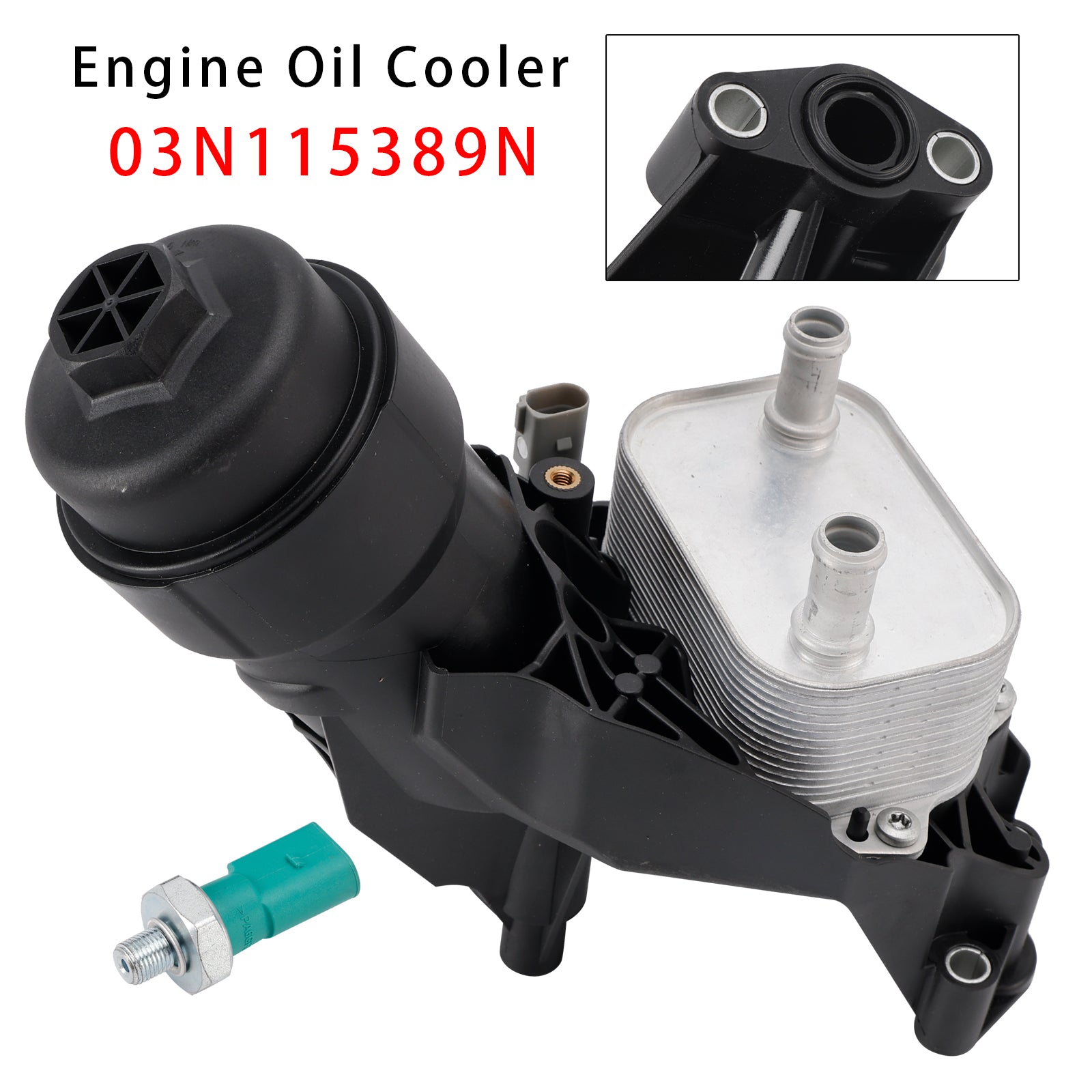 09/2016-on For AUDI A5 Sportback (F5A, F5F) 2.0 TDI Hatchback Diesel FWD 16 190 140 Engine Oil Cooler 03N115389N