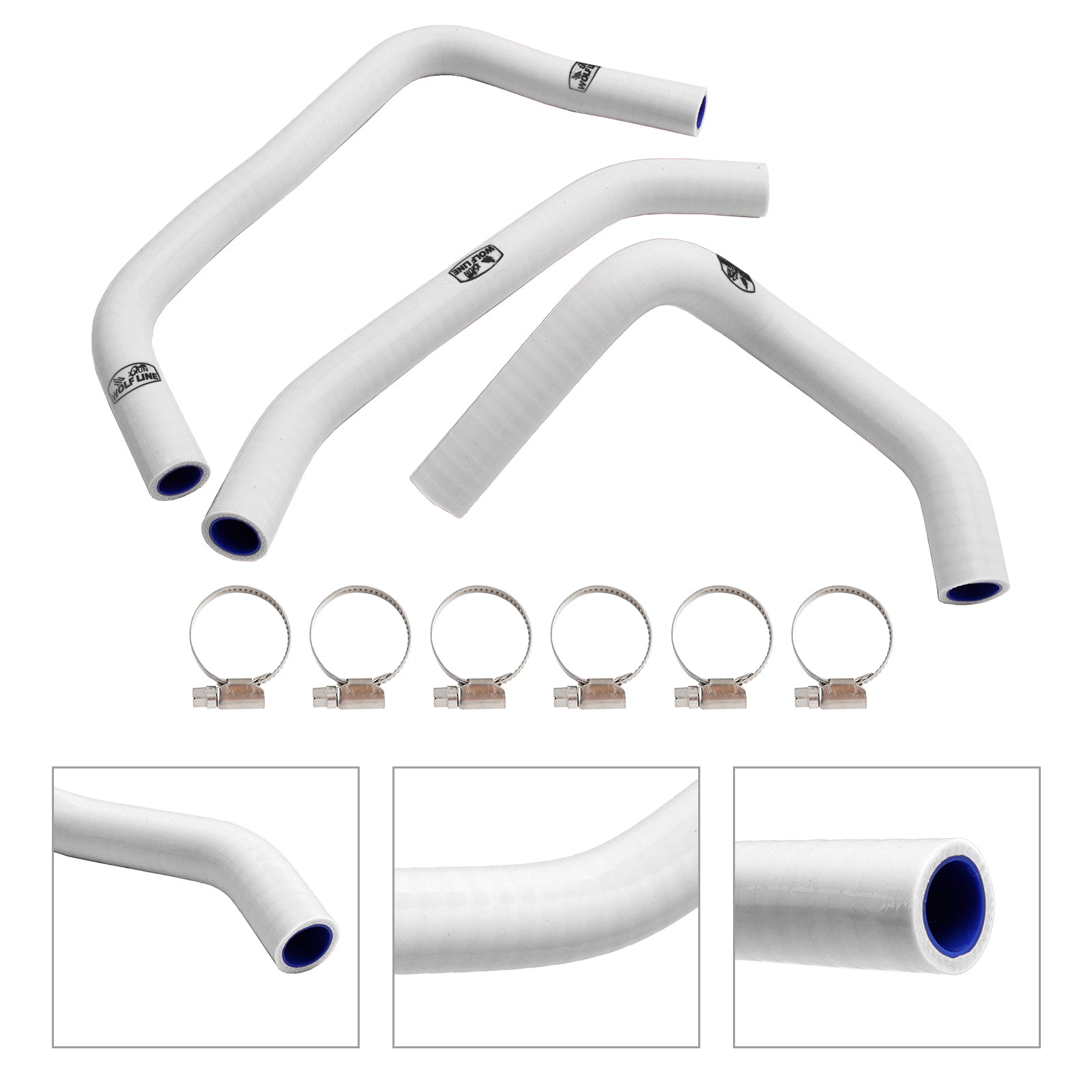 Silicone Radiator coolant Hose kit For Kawasaki ZX4R ZX-4RR 2023-2024