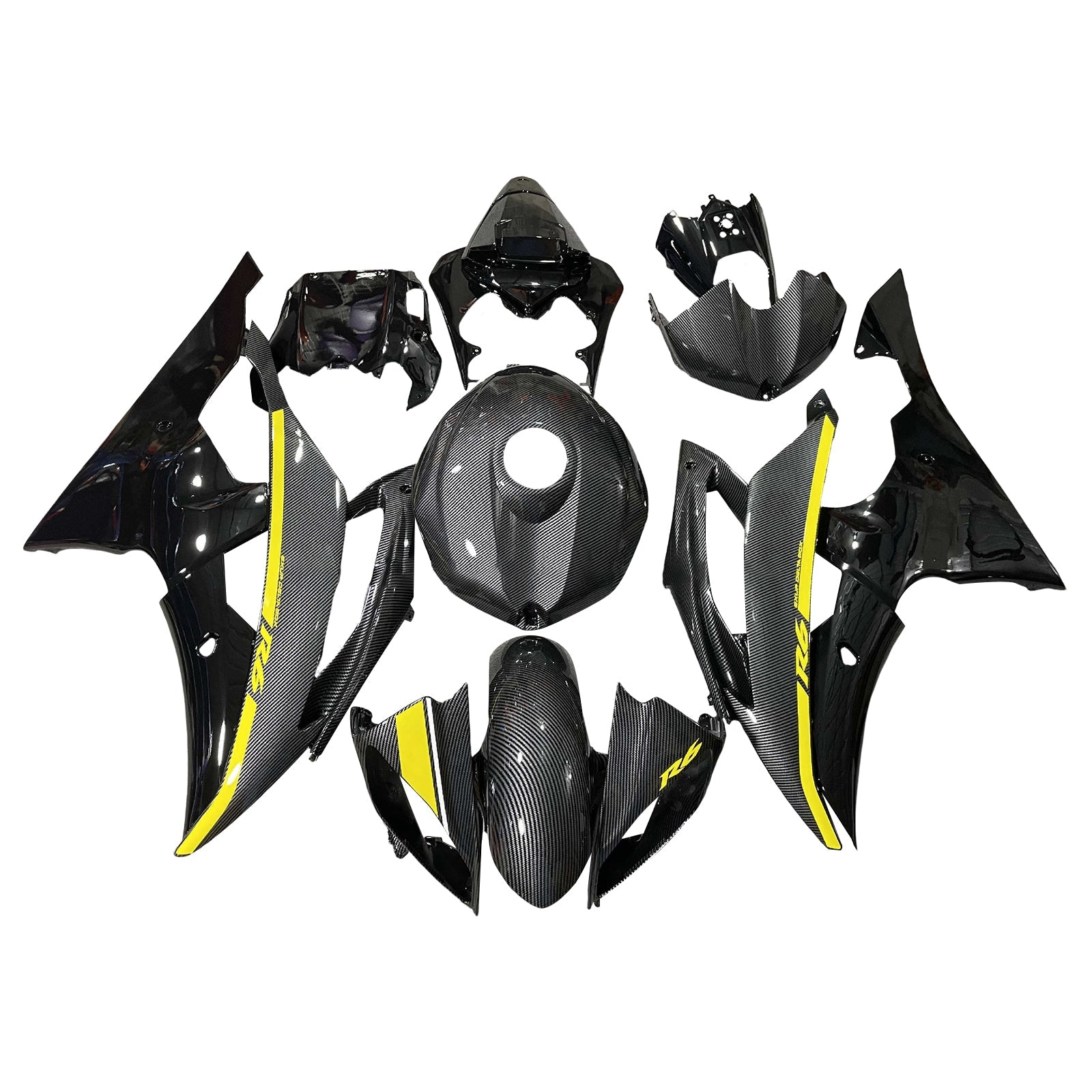 Injection Fairing Kit Bodywork Plastic ABS For Yamaha YZFR6 YZF-R6 2008-2016