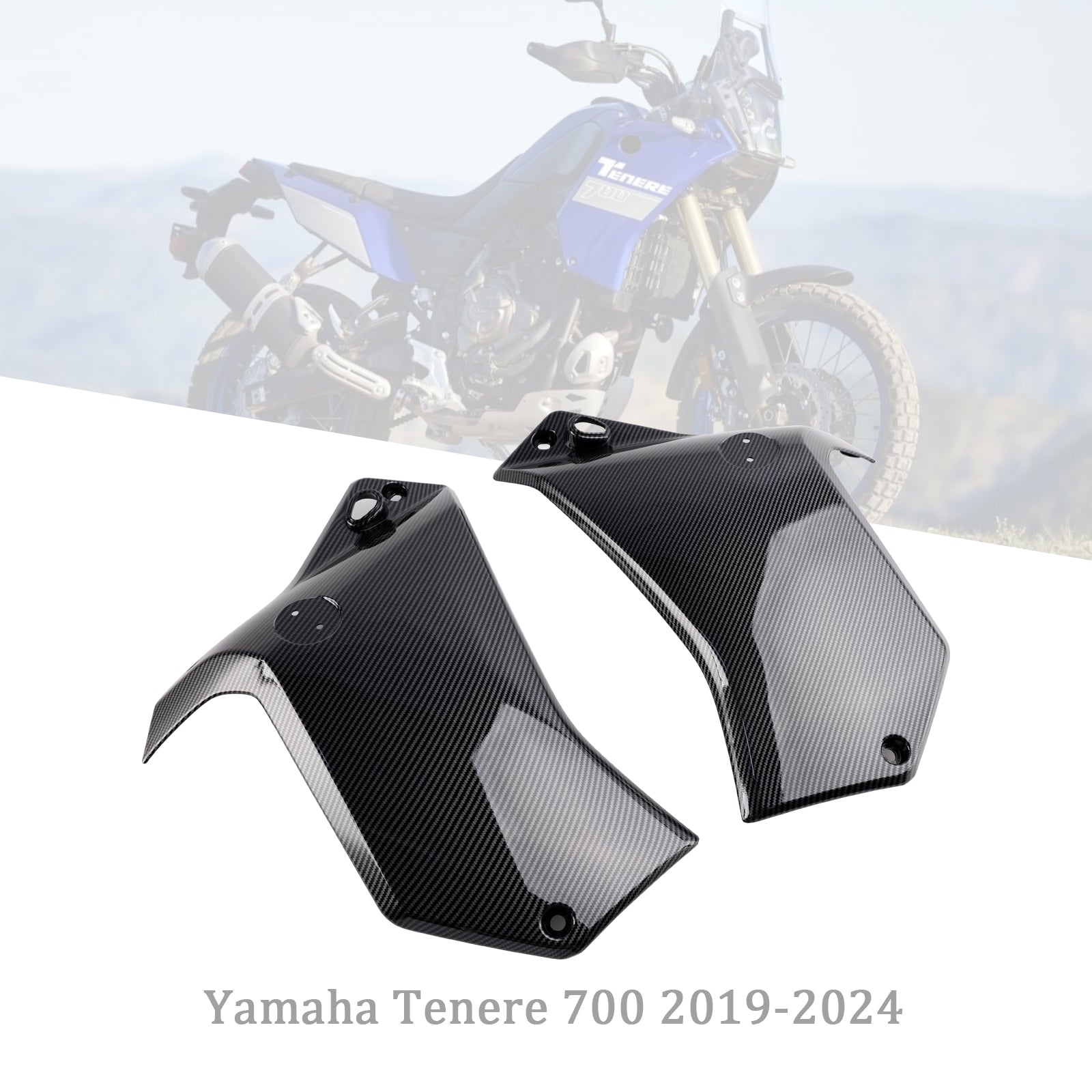 Side Frame Panel Protector Fairings Cover For Yamaha Tenere 700 2019-2024