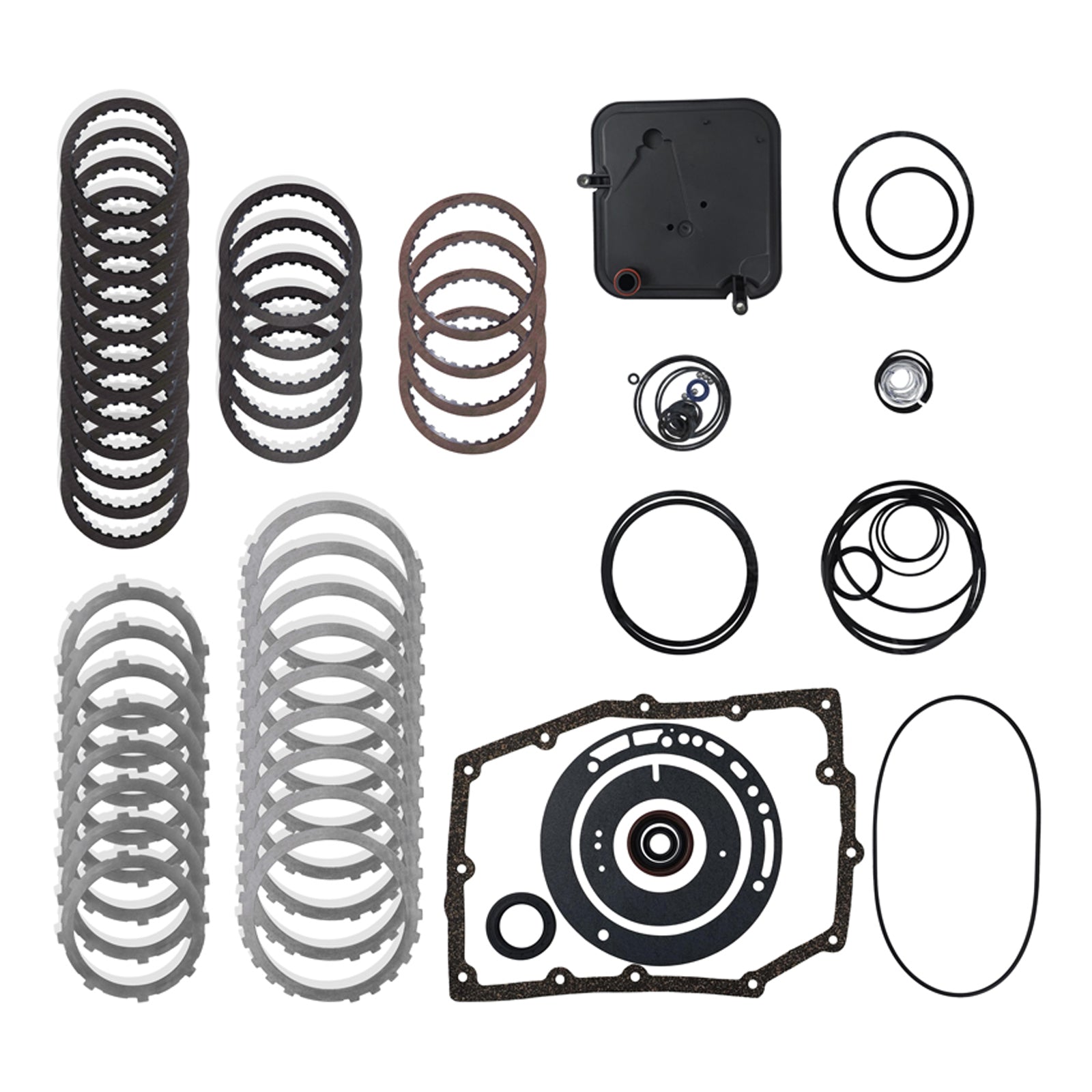 42RLE Transmission Super Master Rebuild Kit 03-UP Filter Gaskets Bushing Plates