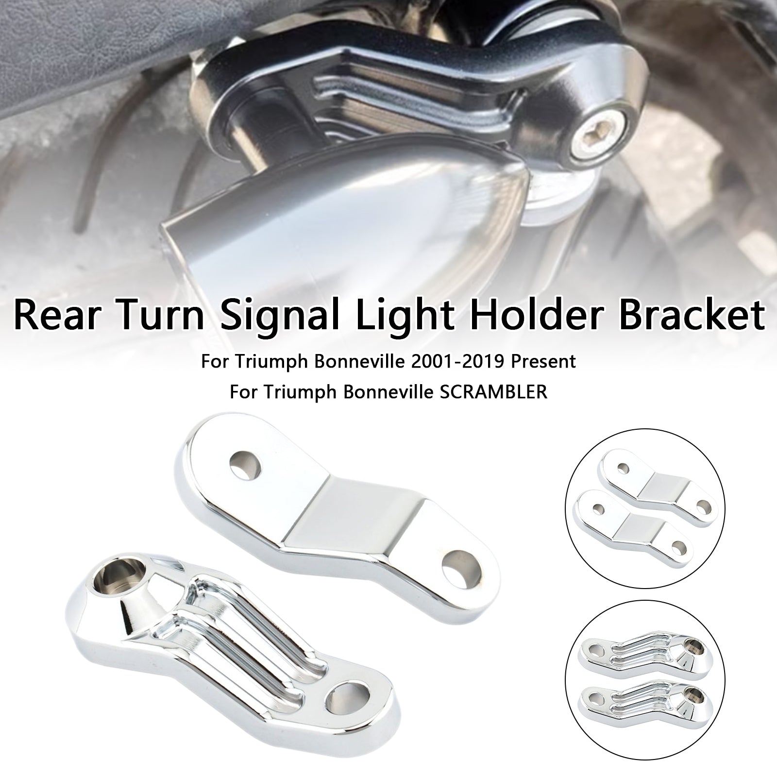Rear Turn Signal Light Holder Bracket For Bonneville SE T100 T120