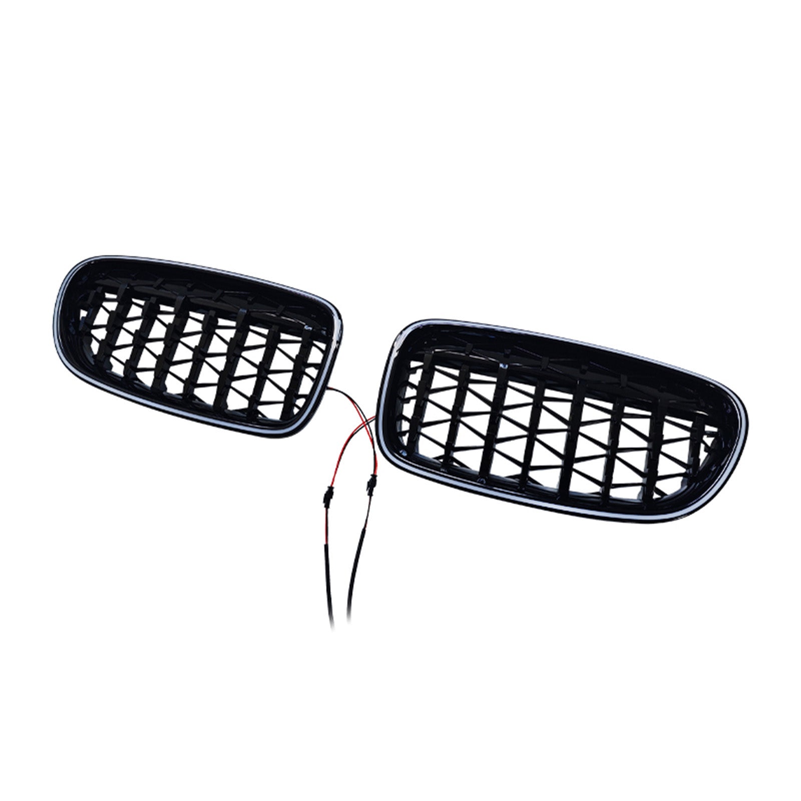01.2009-10.2016 For BMW 5-Series F10 Sedan Gloss Black Kidney Bumper Grill Grille 51137203649 51137203650
