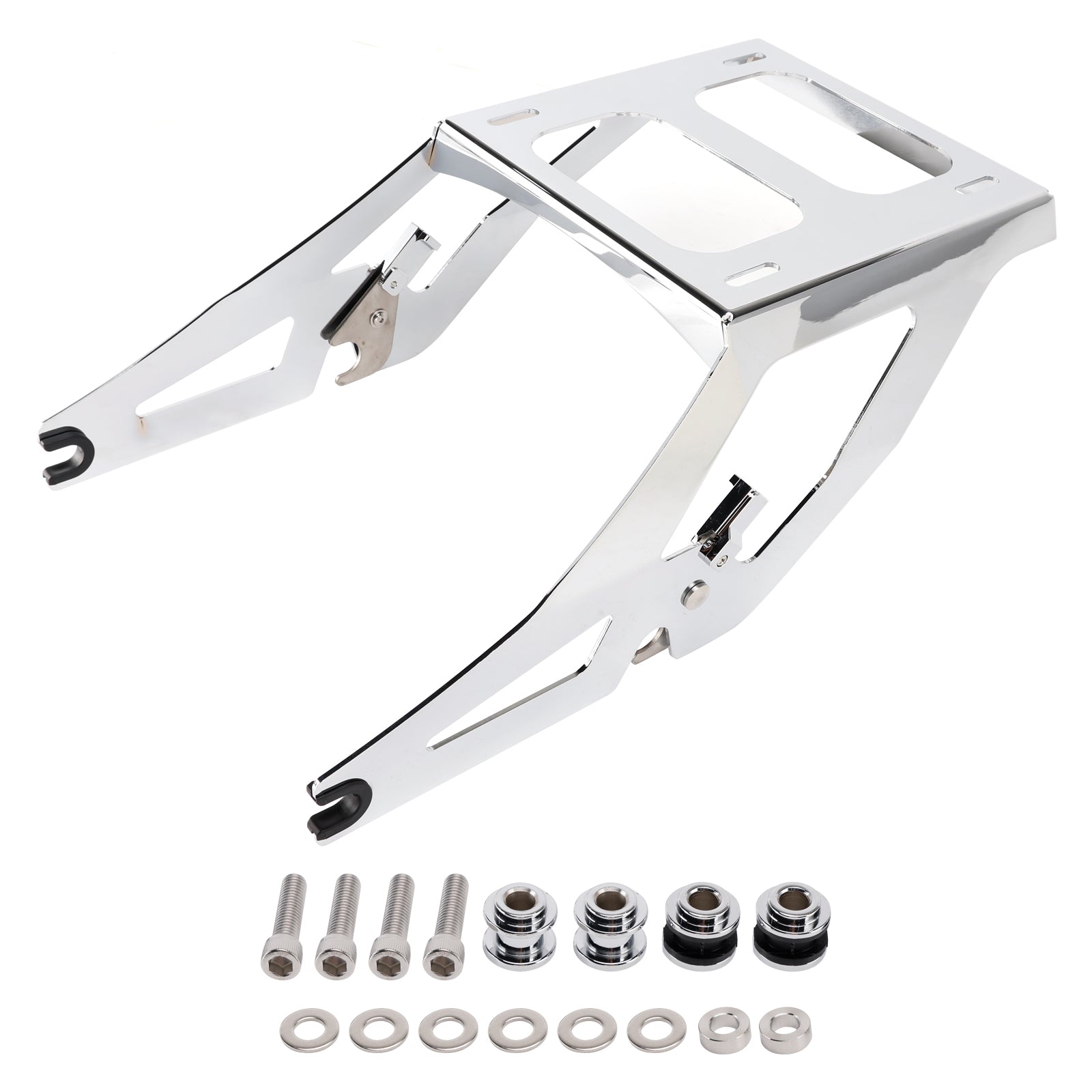 2022-2025 Softail Low Rider ST FXLR ST DETACHABLE 2-UP TOUR PACK MOUNTING RACK CHROME