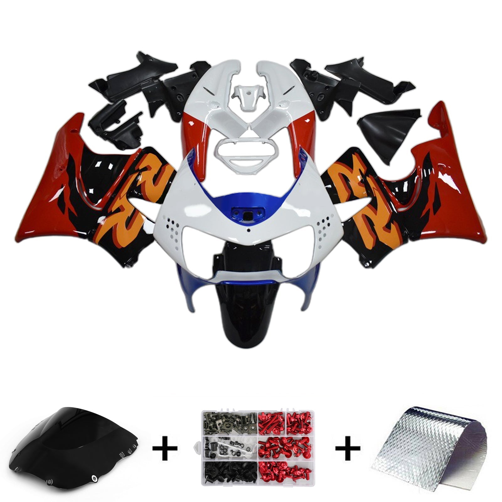 Honda CBR900RR 919 1998-1999 Fairing Kit Bodywork Plastic ABS