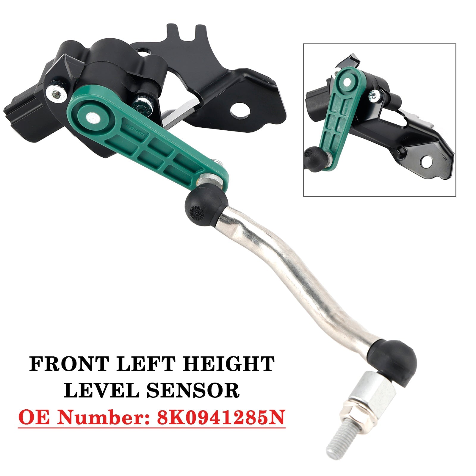 2007-2015 Audi A4 Headlight Range Adjustment Sensor Front Left 8K0941285N