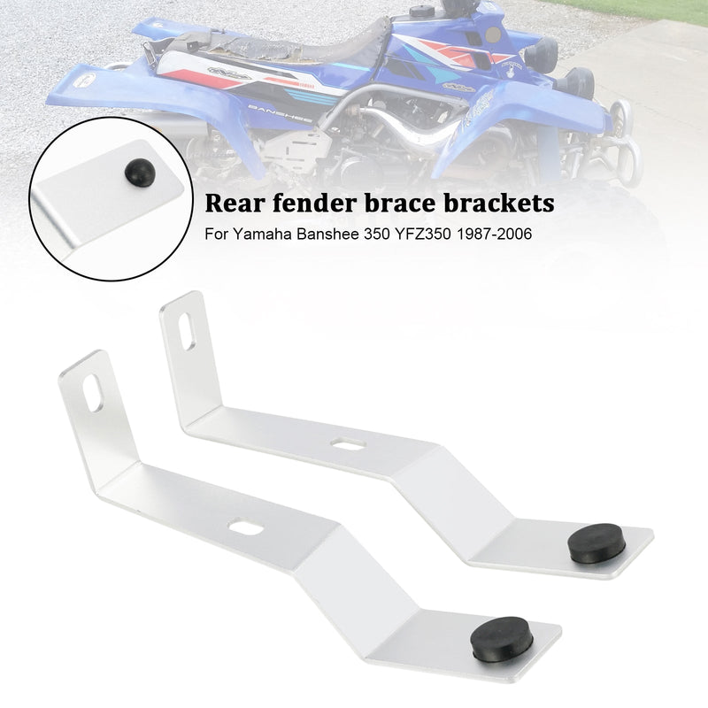 Billet Rear Fender Brace Brackets Stays For Yamaha Banshee 350 YFZ350 1987-2006