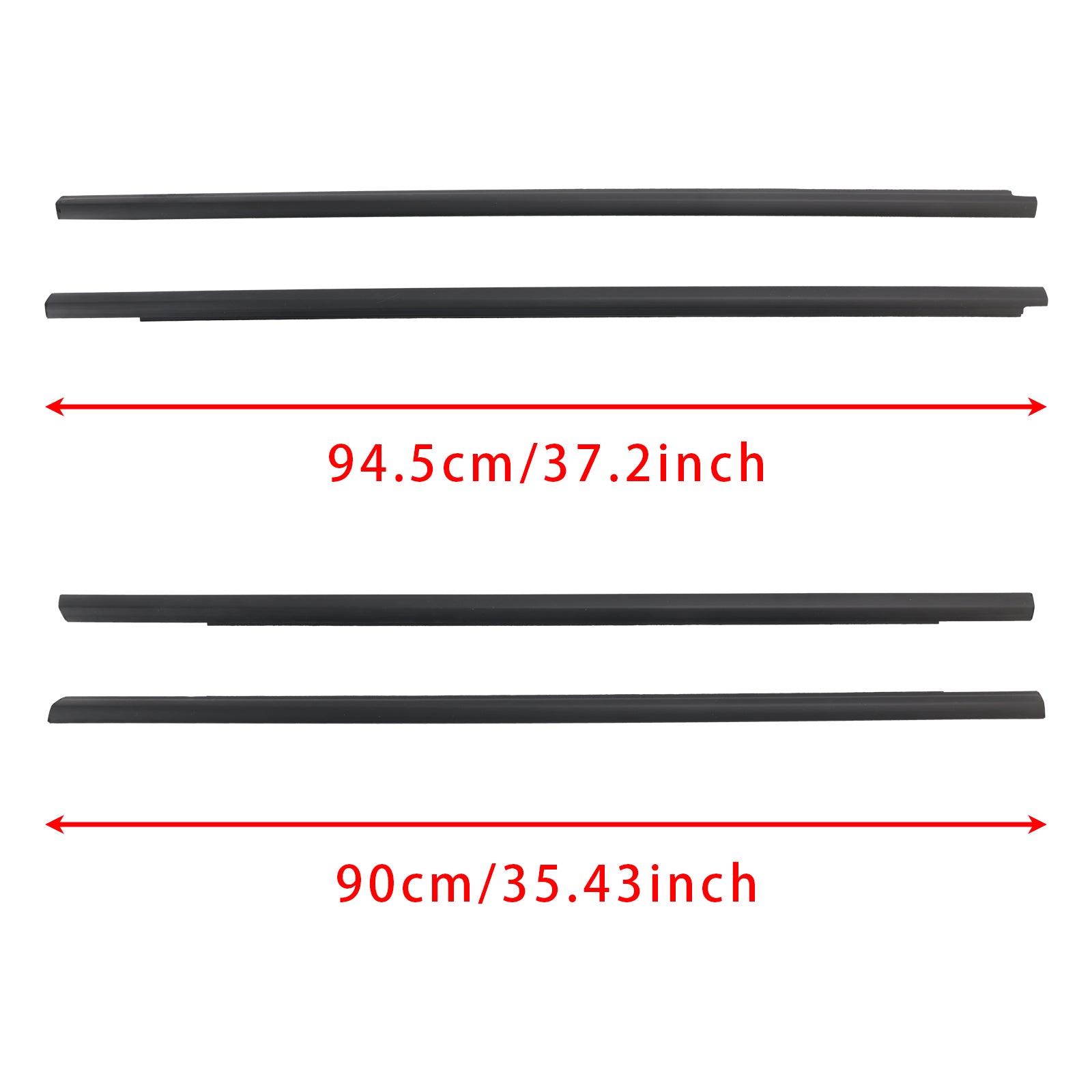 2001-2007 Nissan X-trail 4PCS Window Weather Strip Seal Belt