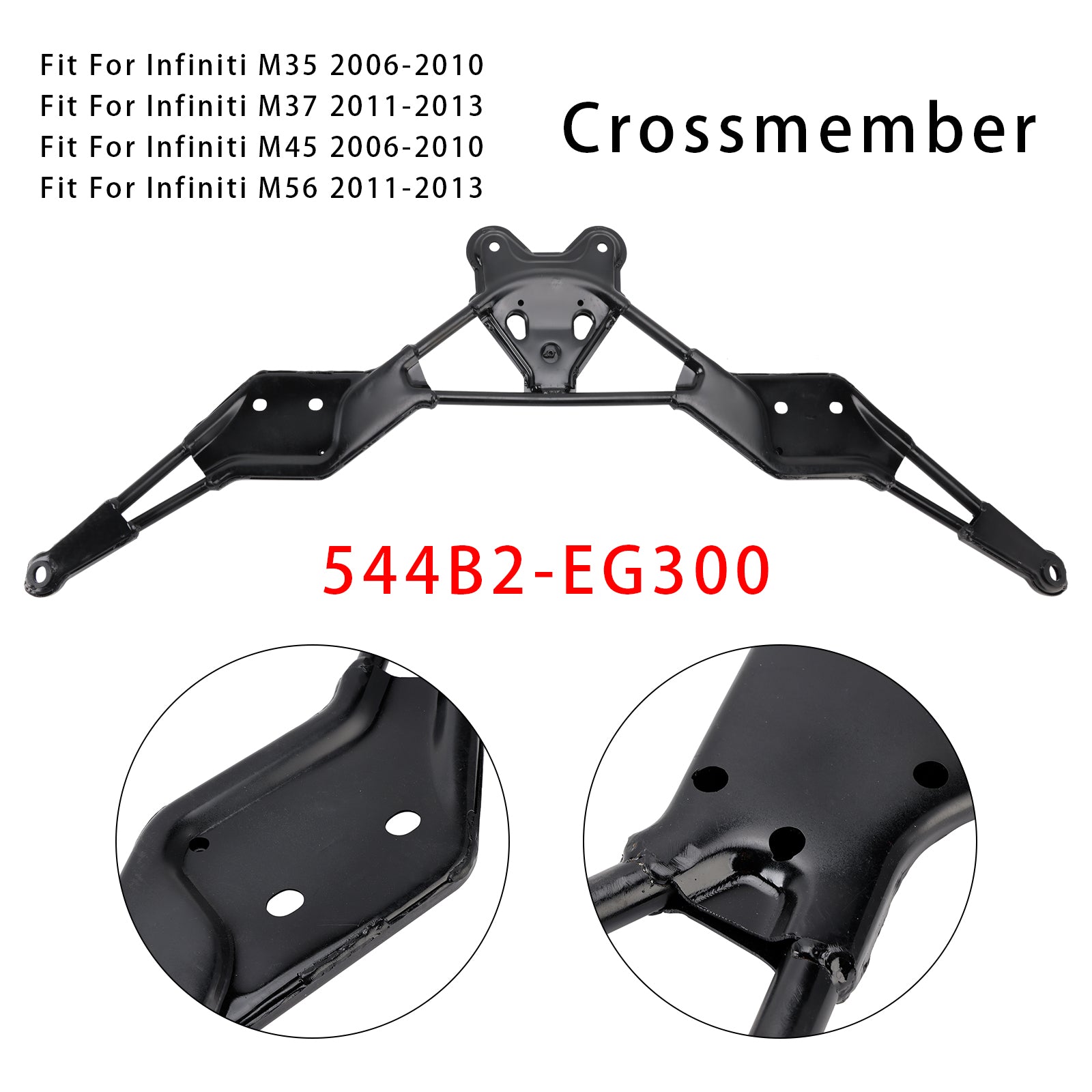 2008-2013 Infiniti G37 Front Crossmember Subframe Bracket 544B2EG300