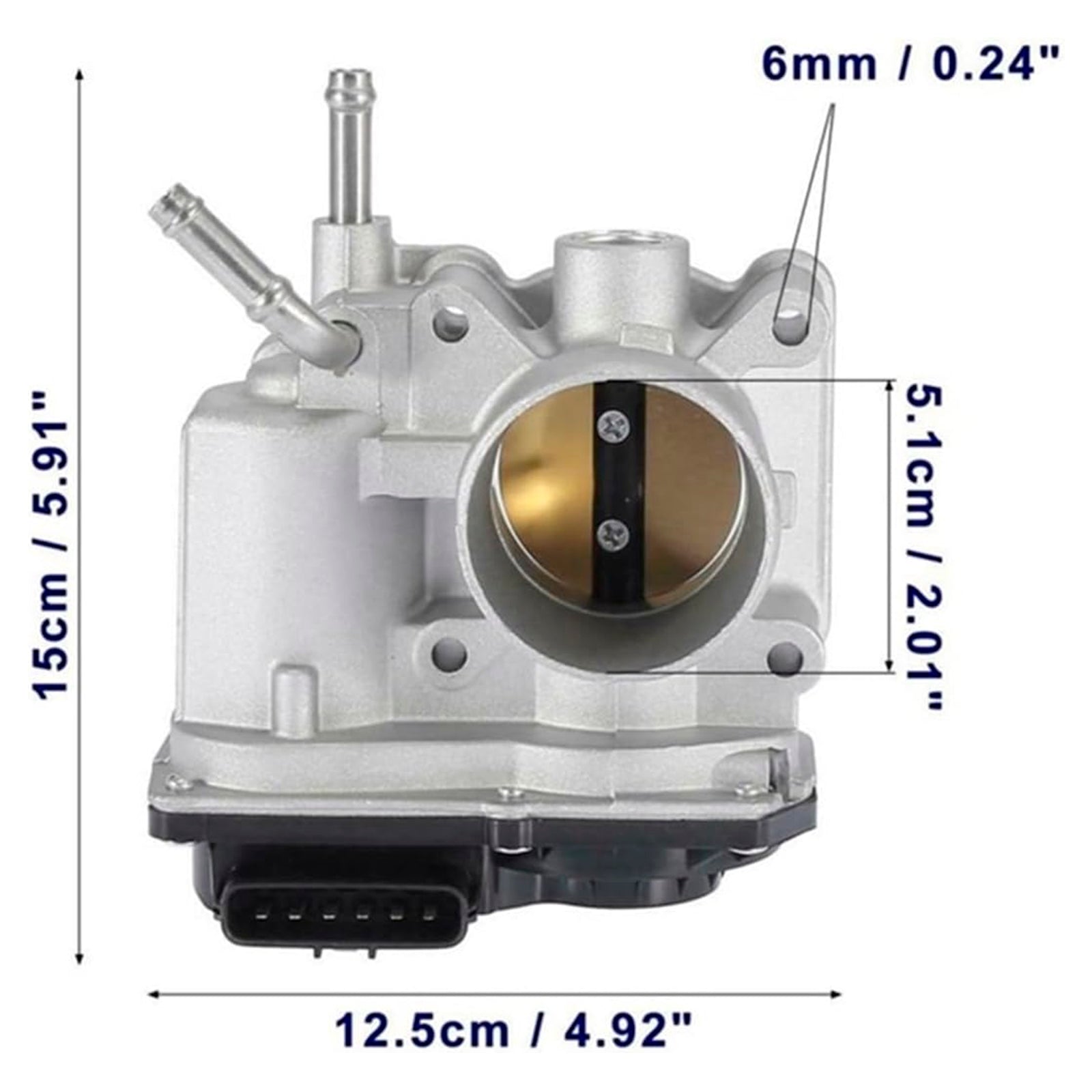 2003-2008 Toyota Avensis Saloon (_T25_) Throttle Body 22030-0D021