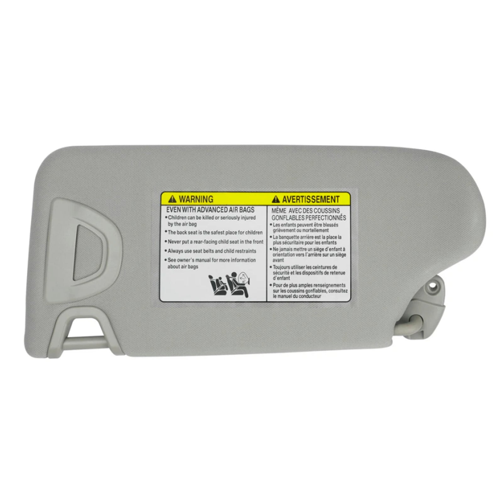 2013-2018 Nissan Altima Gray Left Side Sun Visor 964013TA2A