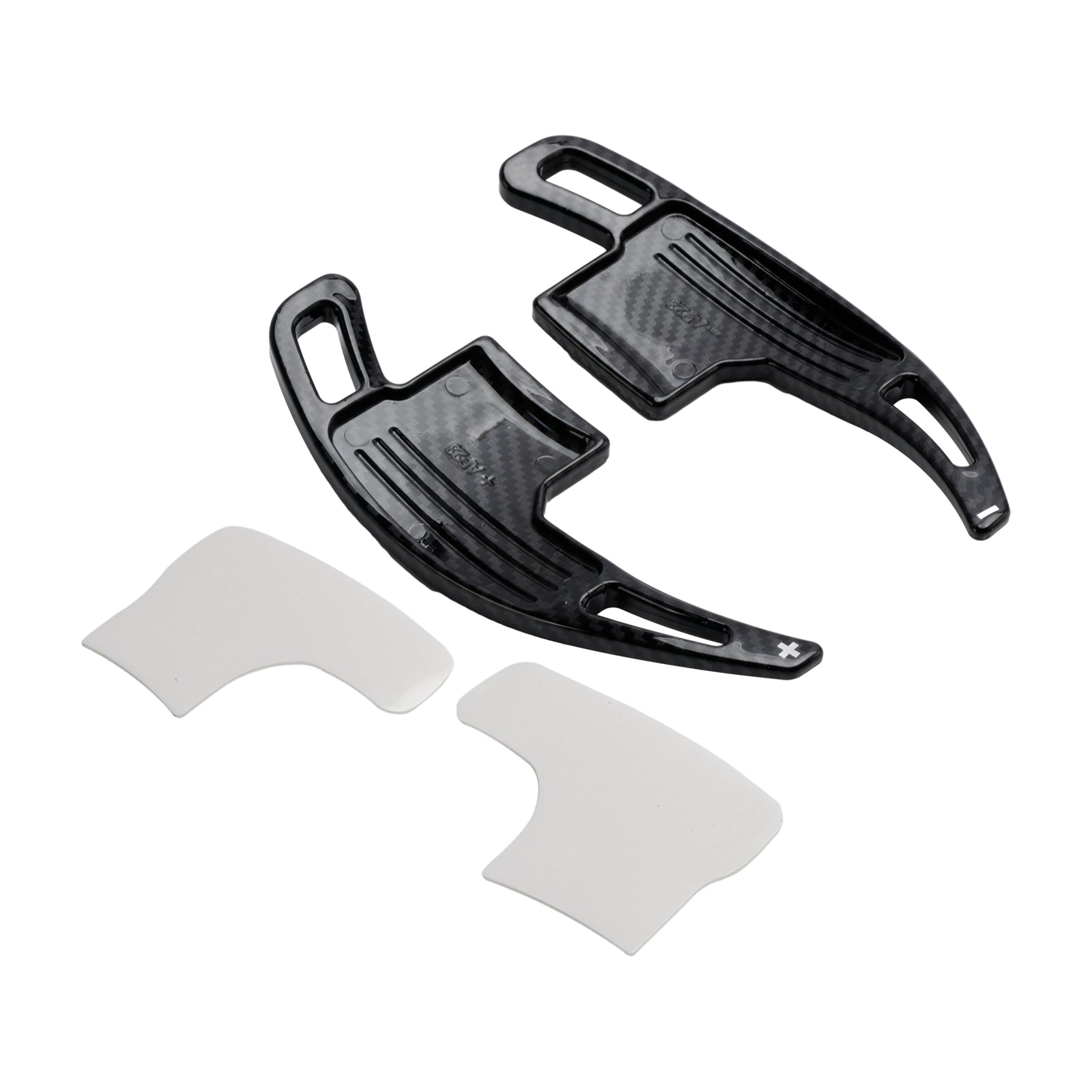 Carbon Style Paddle Shifter Trim Accessories fit Ford Mustang 2015-23 Black