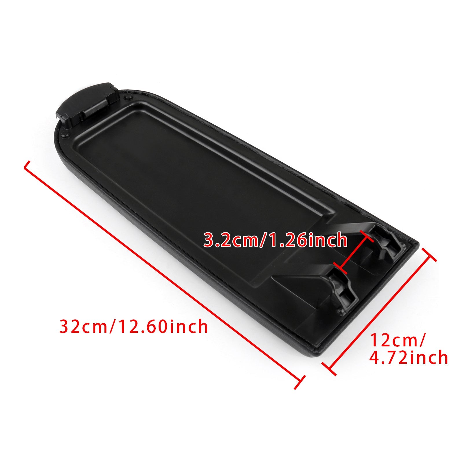 Black Leather Armrest Centre Console Lid For VW MK4 Jetta Bora Golf 18D867173