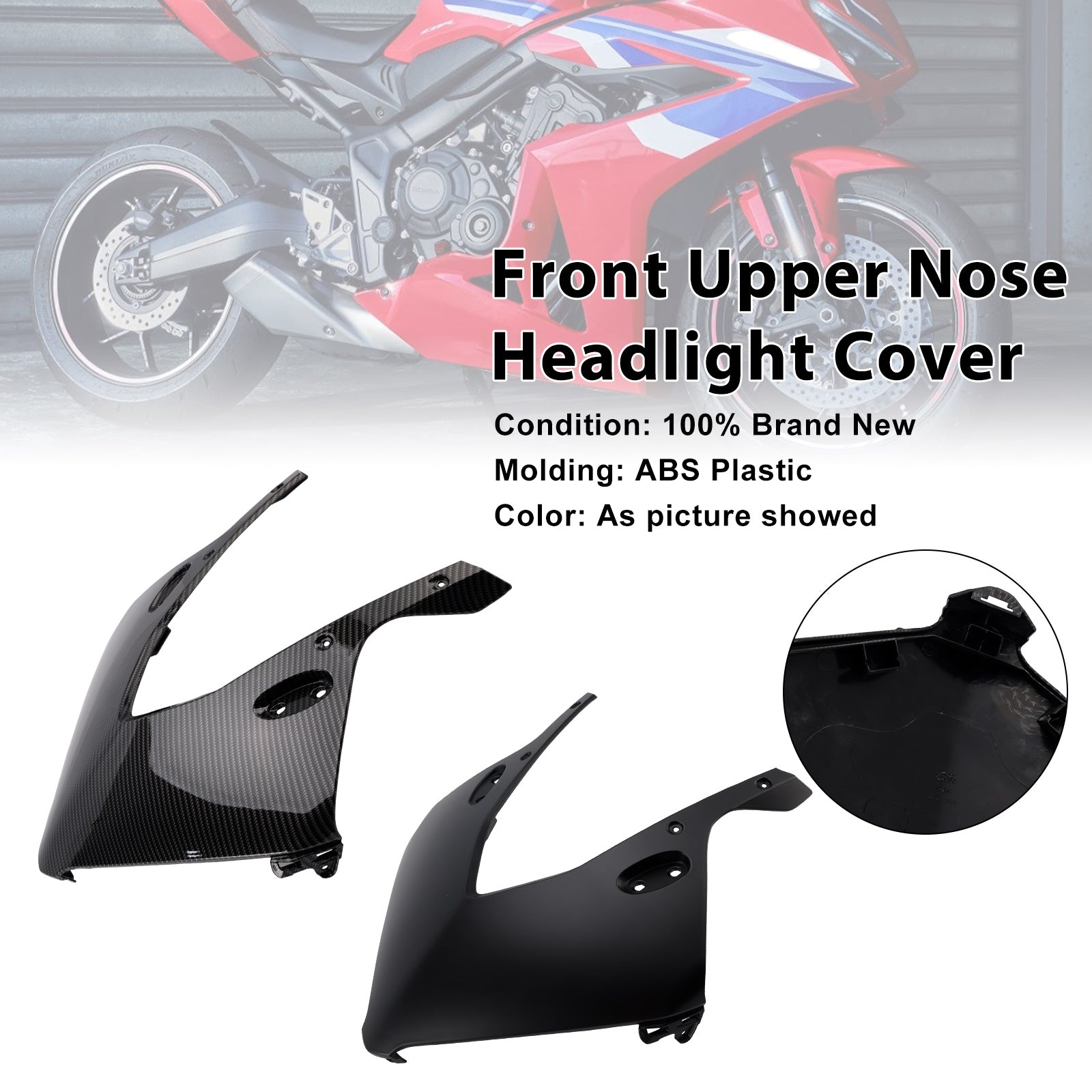 2024-2025 Honda CBR650R Front Nose Headlight Panel Cover Fairing