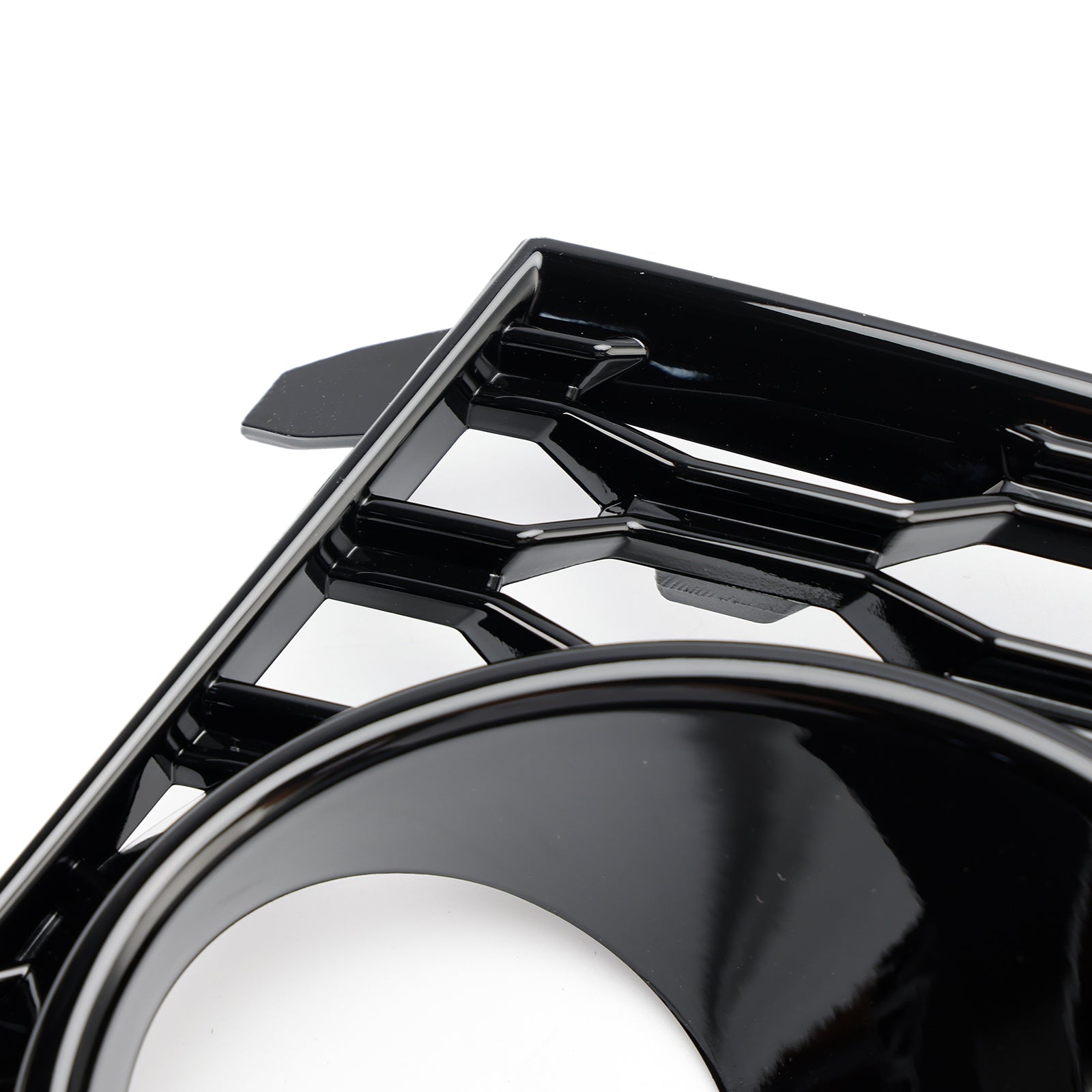 페어 프론트 범퍼 안개 조명 램프 프레임 그릴 덮개가 맞는 아우디 RS7 2014-2018