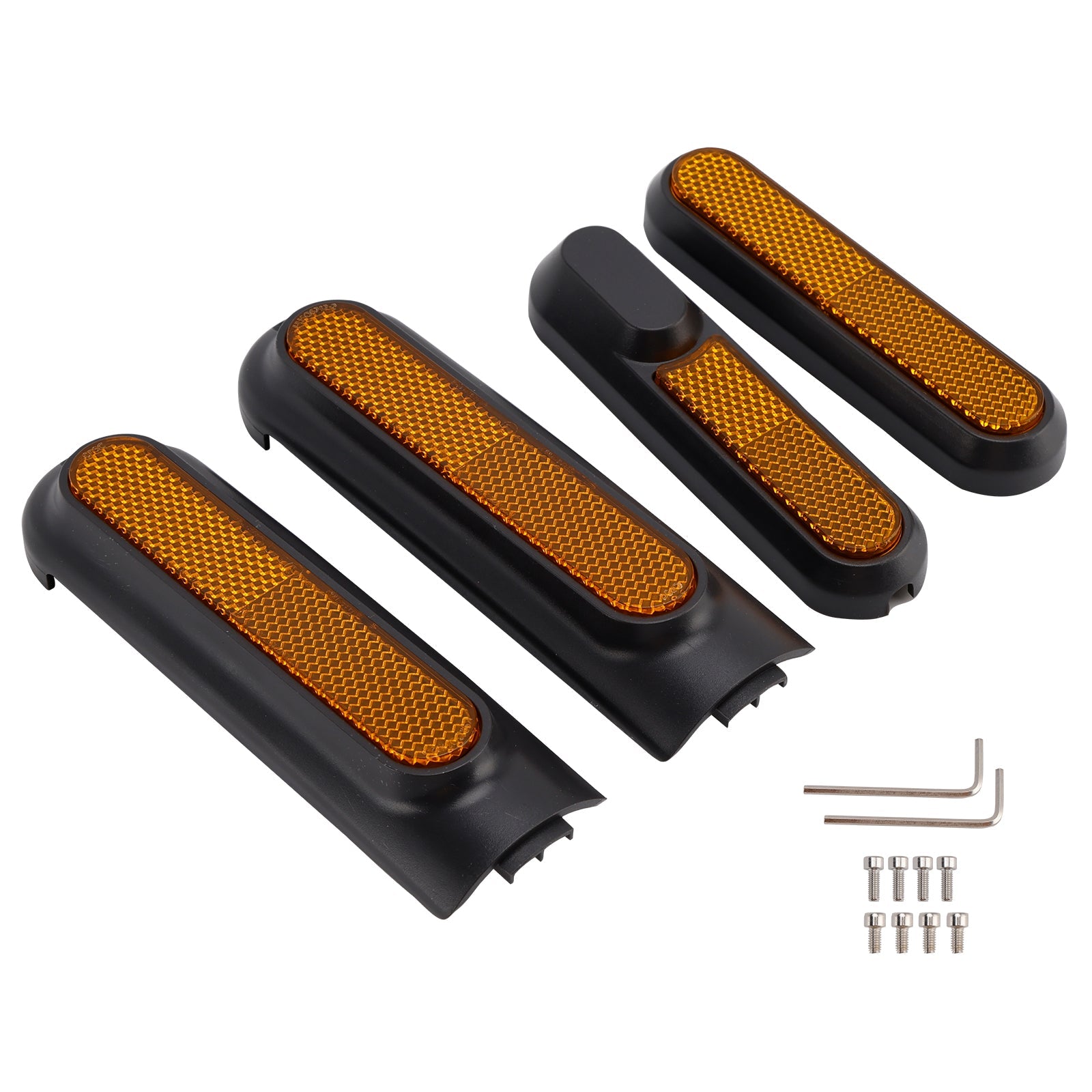 Set of 4 Scooter Side Covers with Rear Reflector for Xiaomi 4 Pro(1st Gen)