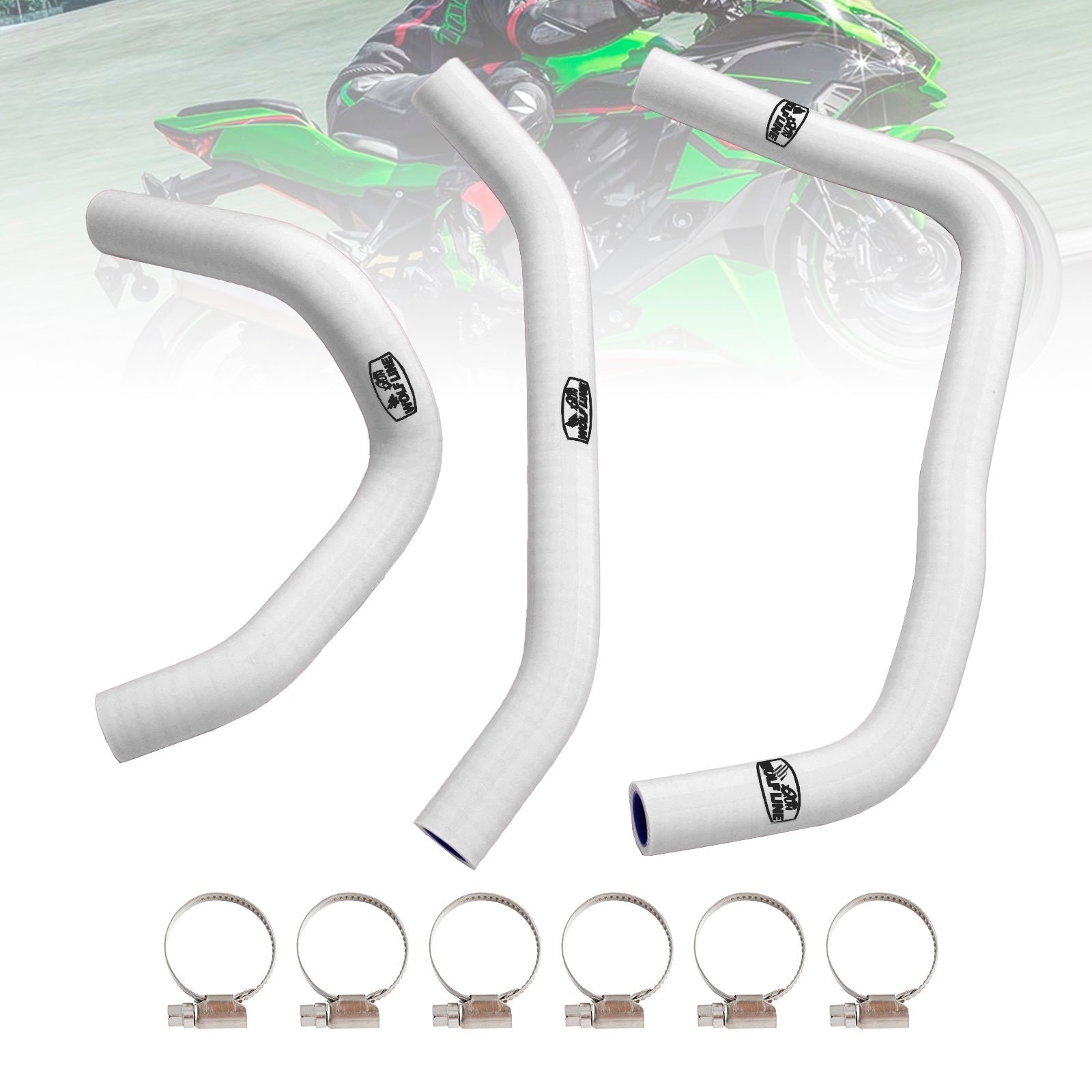 Silicone Radiator coolant Hose kit For Kawasaki ZX4R ZX-4RR 2023-2024