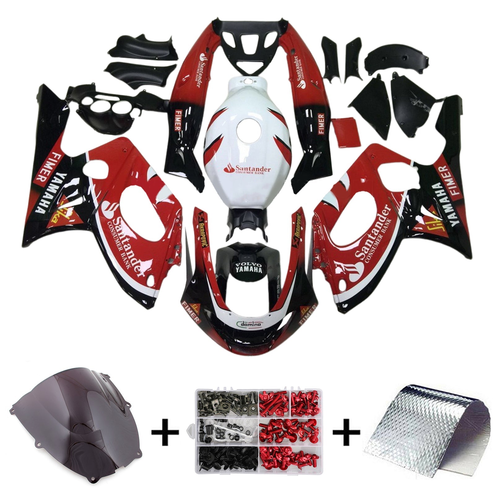 Yamaha YZF 600R Thundercat 1996-2007 Fairing Kit Bodywork Plastic ABS