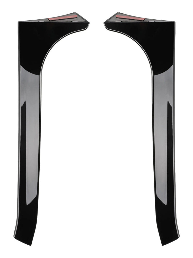 2008-2013 VW Golf MK6 GTI Gloss Black Pair Rear Window Side Wing Spoiler