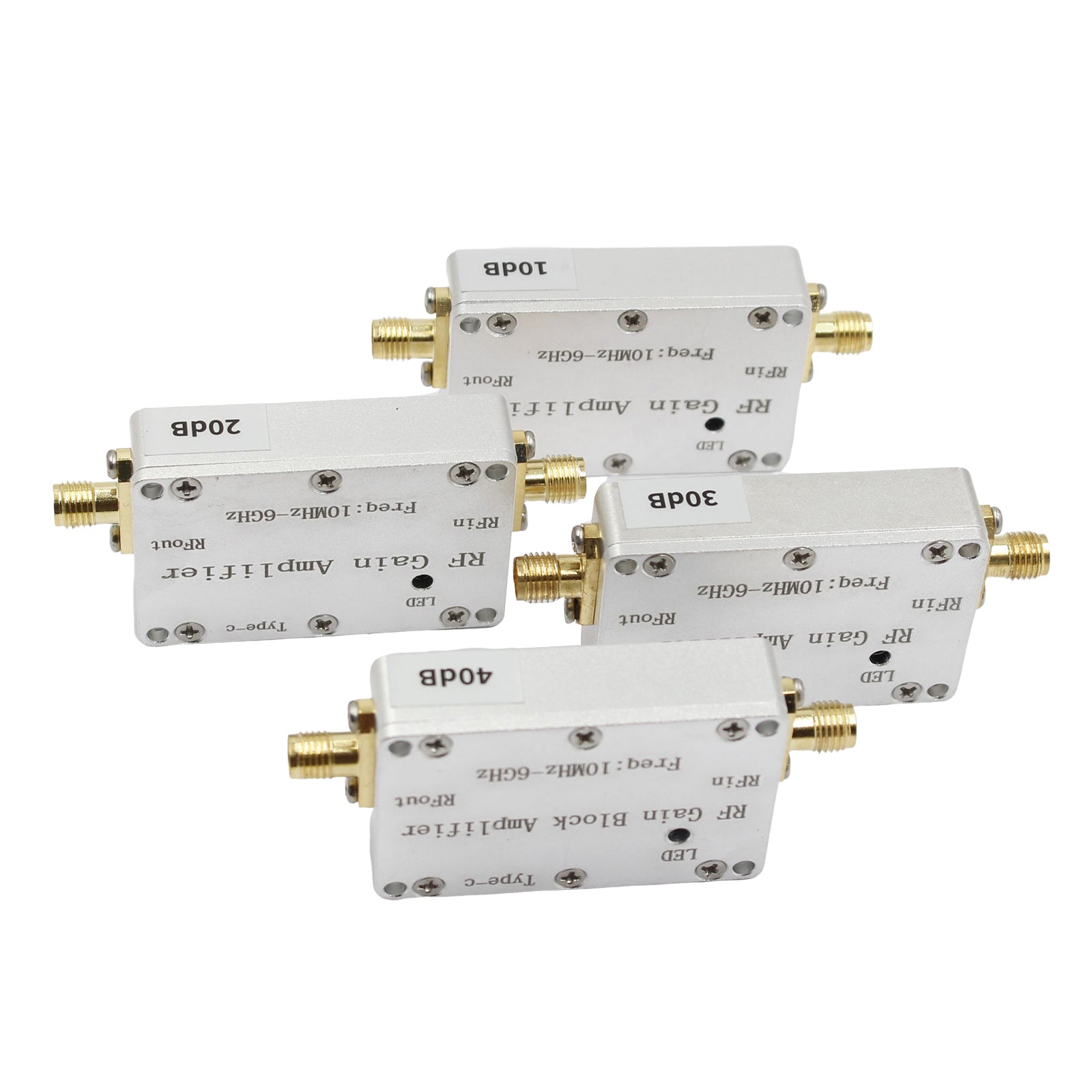 10M-6GHz RF Amplifier 10dB 20dB 30dB 40dB High Gain Driver Receiving Amplifier