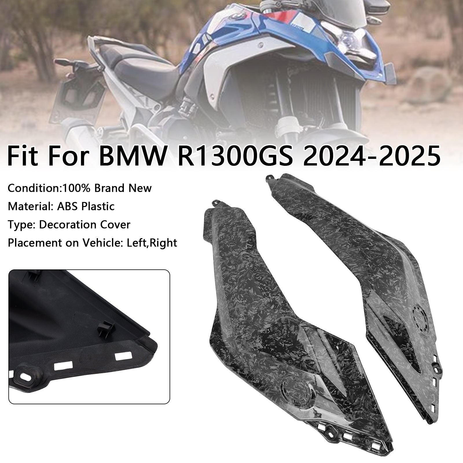 2024-2025 BMW R1300GS Side Gas Tank Frame Cover Panel Fairing Cowl