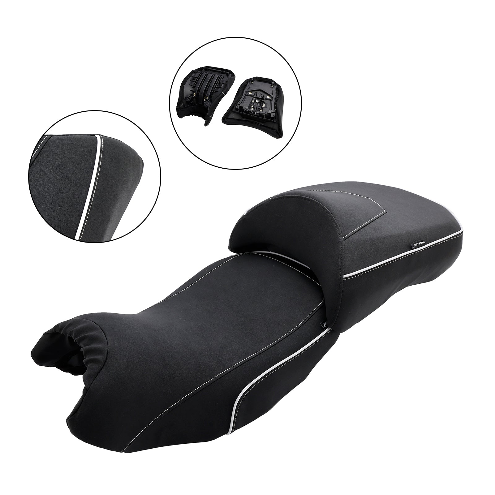 2014-2018 BMW R1200GS/GS ADV Replace Front Rear Driver Passenger Seat Black
