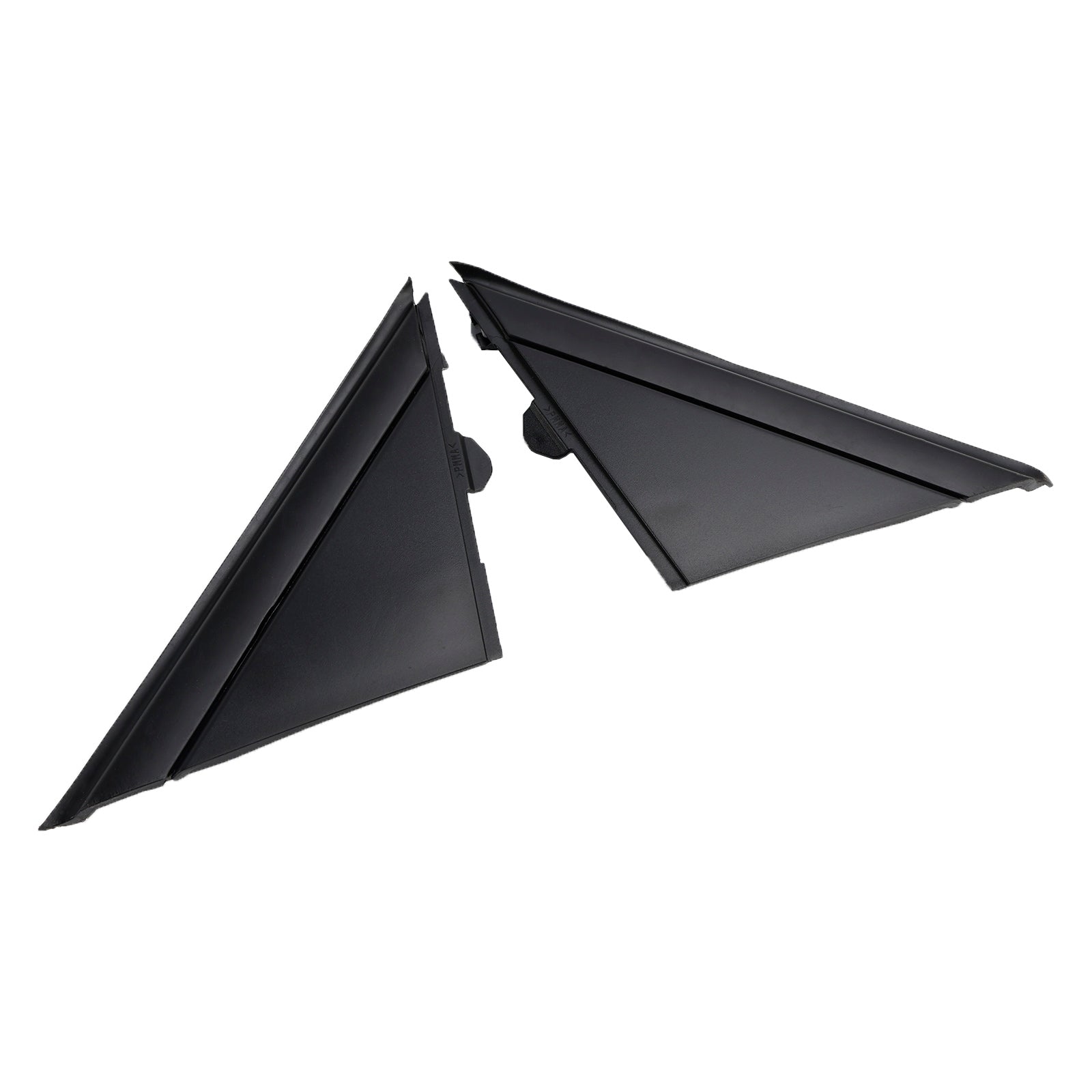 2X Left+Right Side View Door Mirror Flag Cover Molding Trim for Fiat 500 12-19