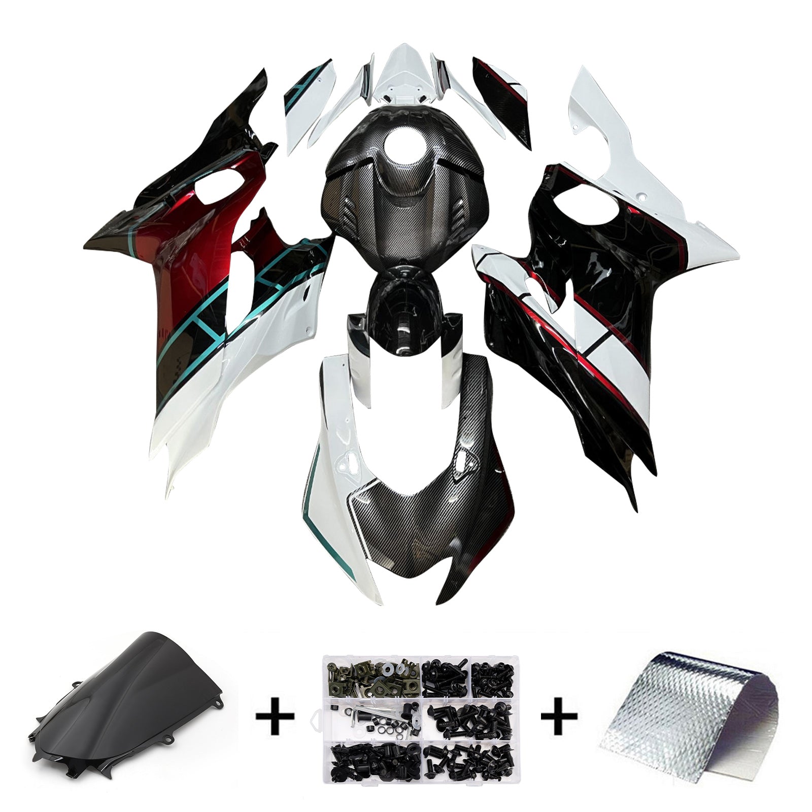Injection Fairing Kit Bodywork Plastic ABS fit For Yamaha YZF-R6 2017-2023