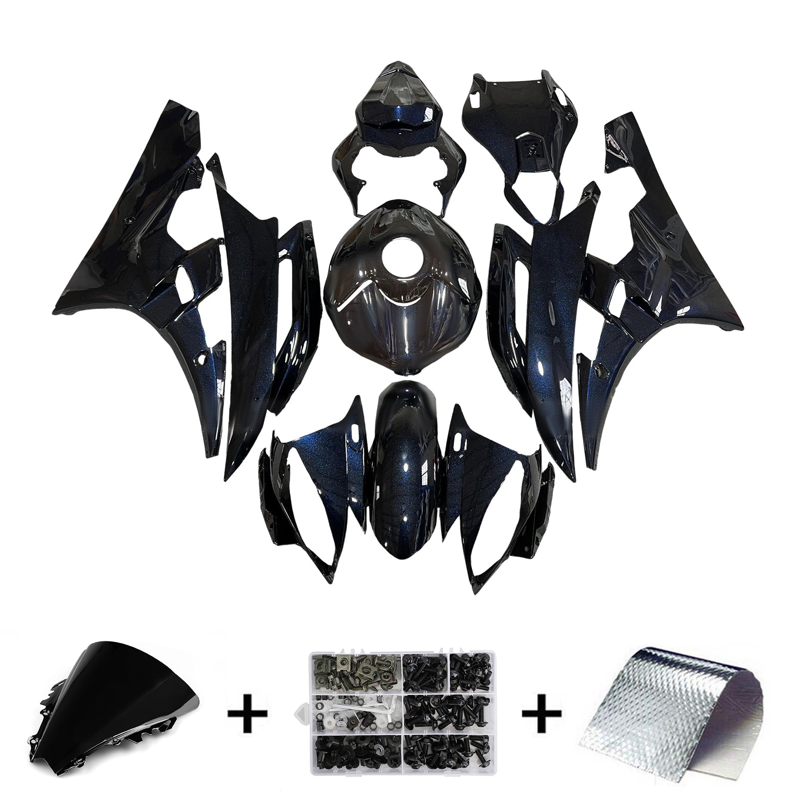 Injection Fairing Kit Bodywork Plastic ABS For Yamaha YZFR6 YZF-R6 2006-2007