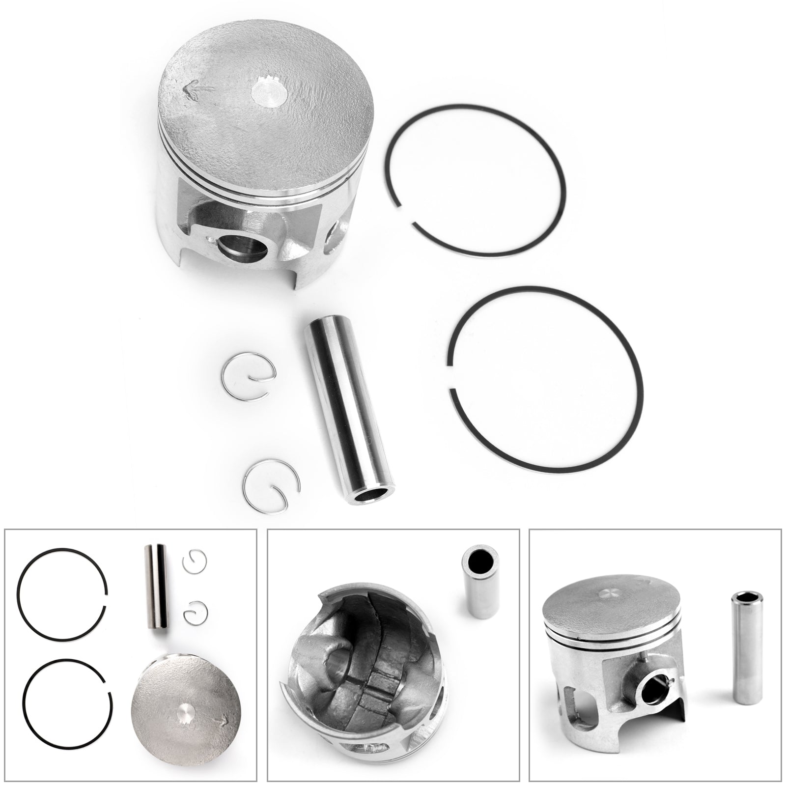 Piston Kit +1.00 For Yamaha 175Dt 175Mx Yt175 1974-1982 Bore Size 67.00Mm