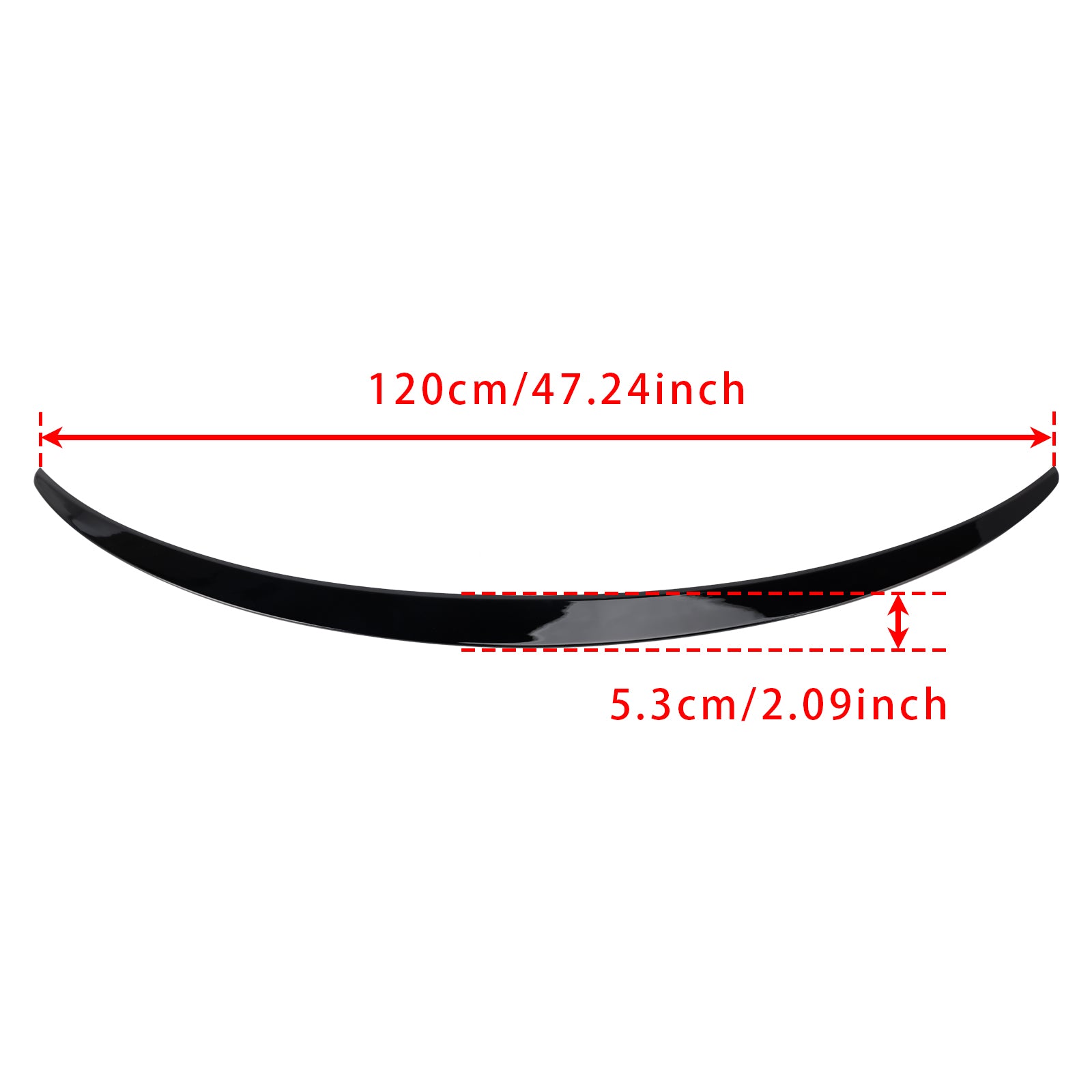 Gloss Black Rear Boot Spoiler For Tesla Model Y 2020+ Original Factory Style