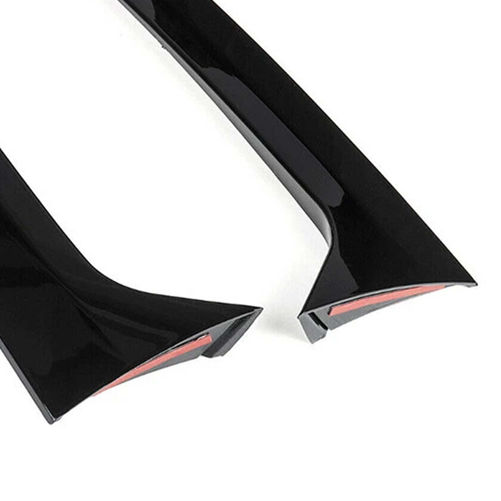 2007-2016 VW Tiguan MK1 Gloss Black Pair Rear Window Side Wing Spoiler