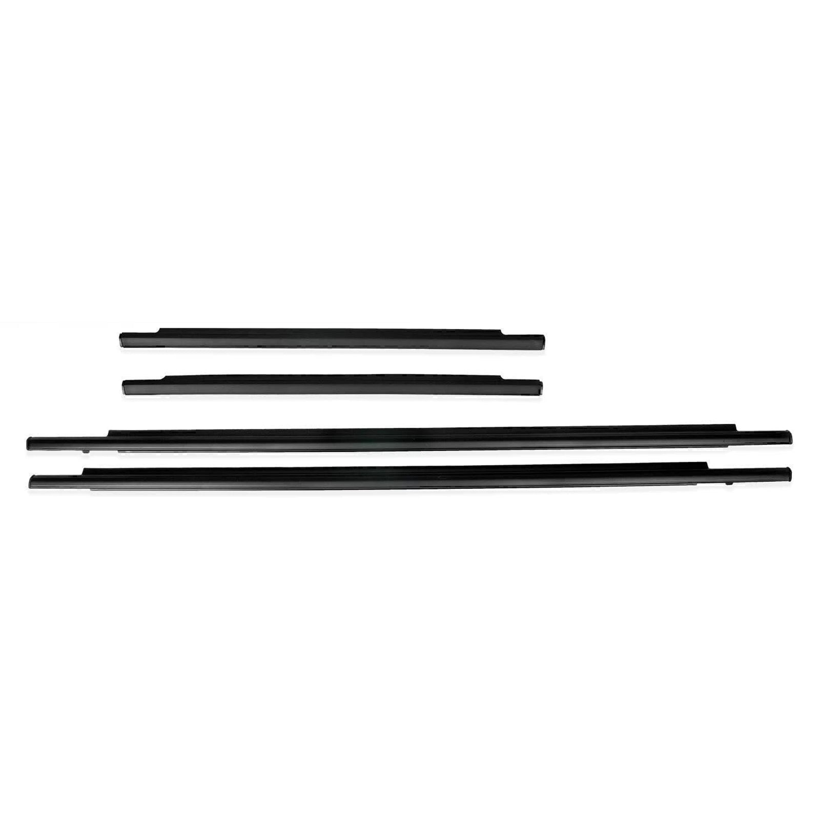 2007-2014 Toyota FJ Cruiser 4PCS Window Moulding Trim Seal Belt Weatherstrip
