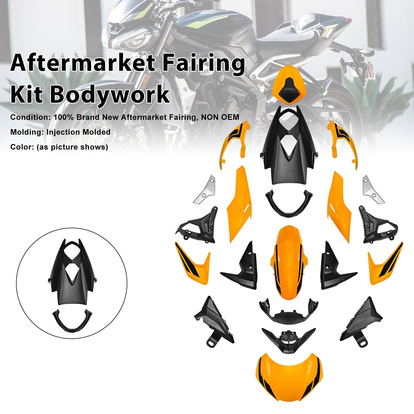 2020-2022 for Street Triple 765 R/RS Injection Bodywork Fairing Kit