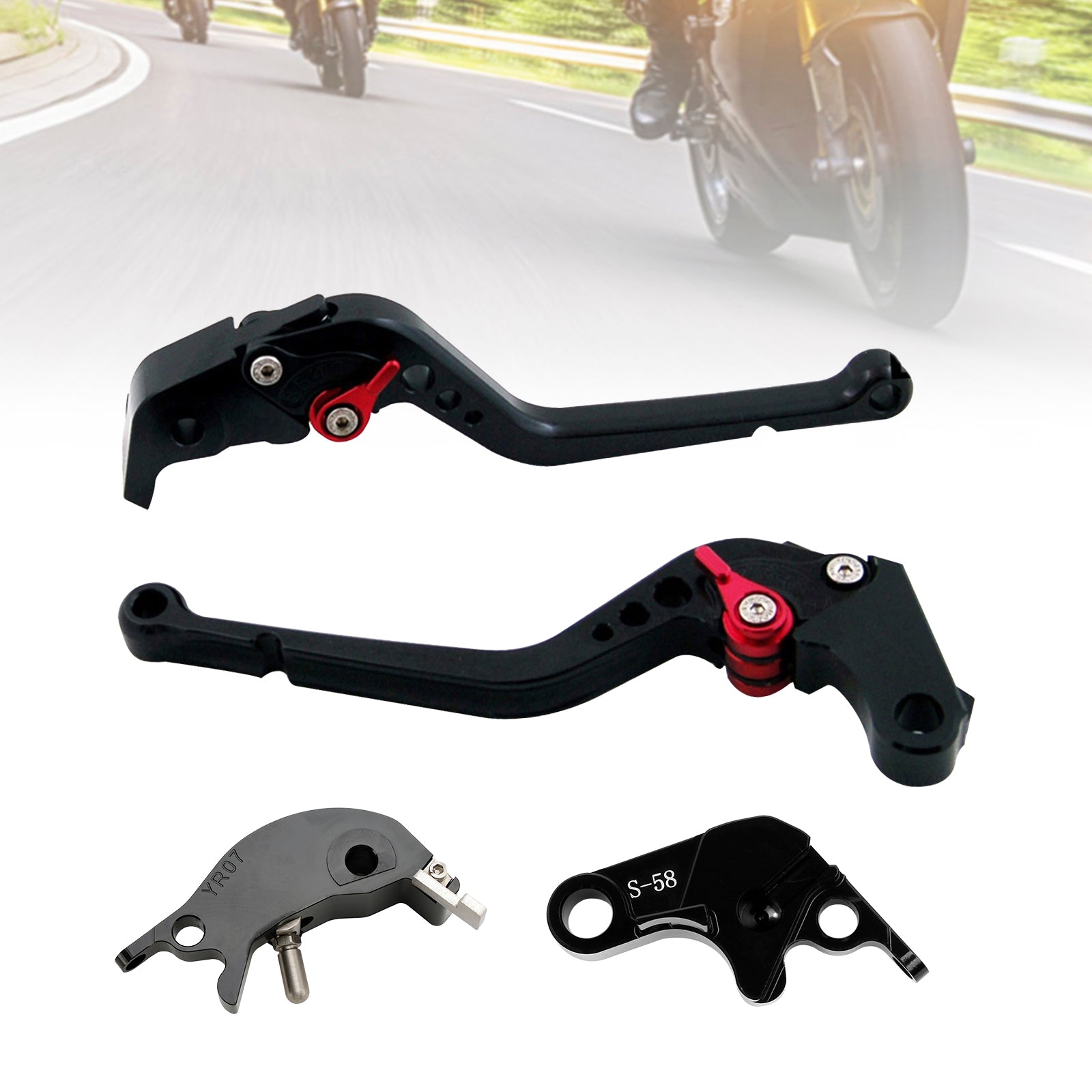 Long Clutch Brake Lever fit for YAMAHA YZF R7 MT-10/SP FZ-10/SP 2022-23