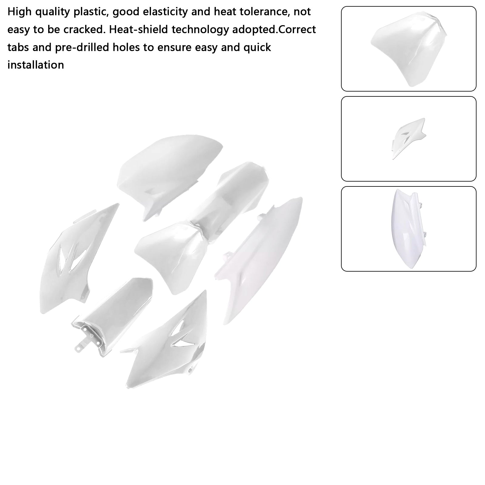 2006-2021 Yamaha TTR50 Body Plastic Kit Front Rear Fender Fairing