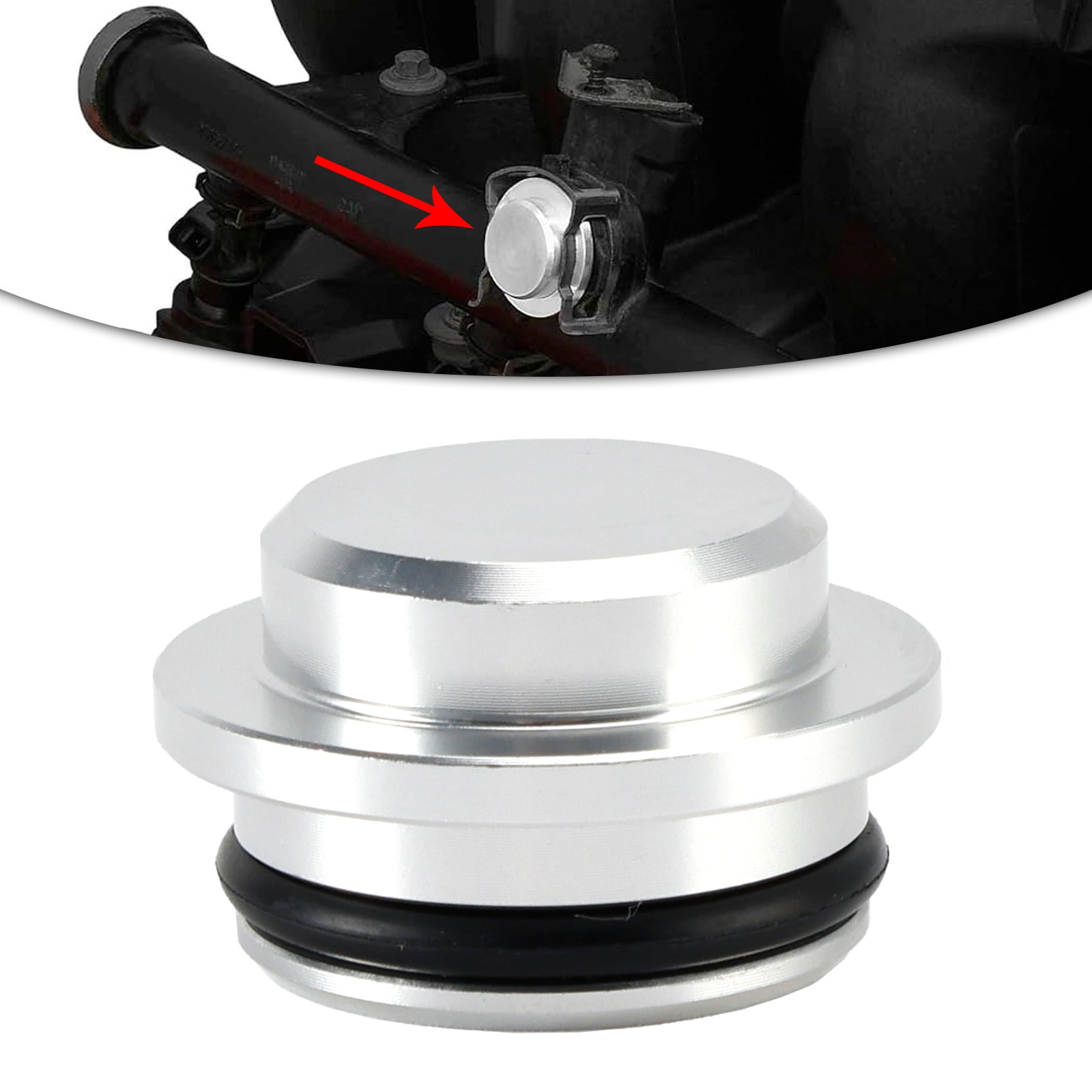 Fuel Pressure External Regulator Bypass for LS Truck Intake Manifold Rail