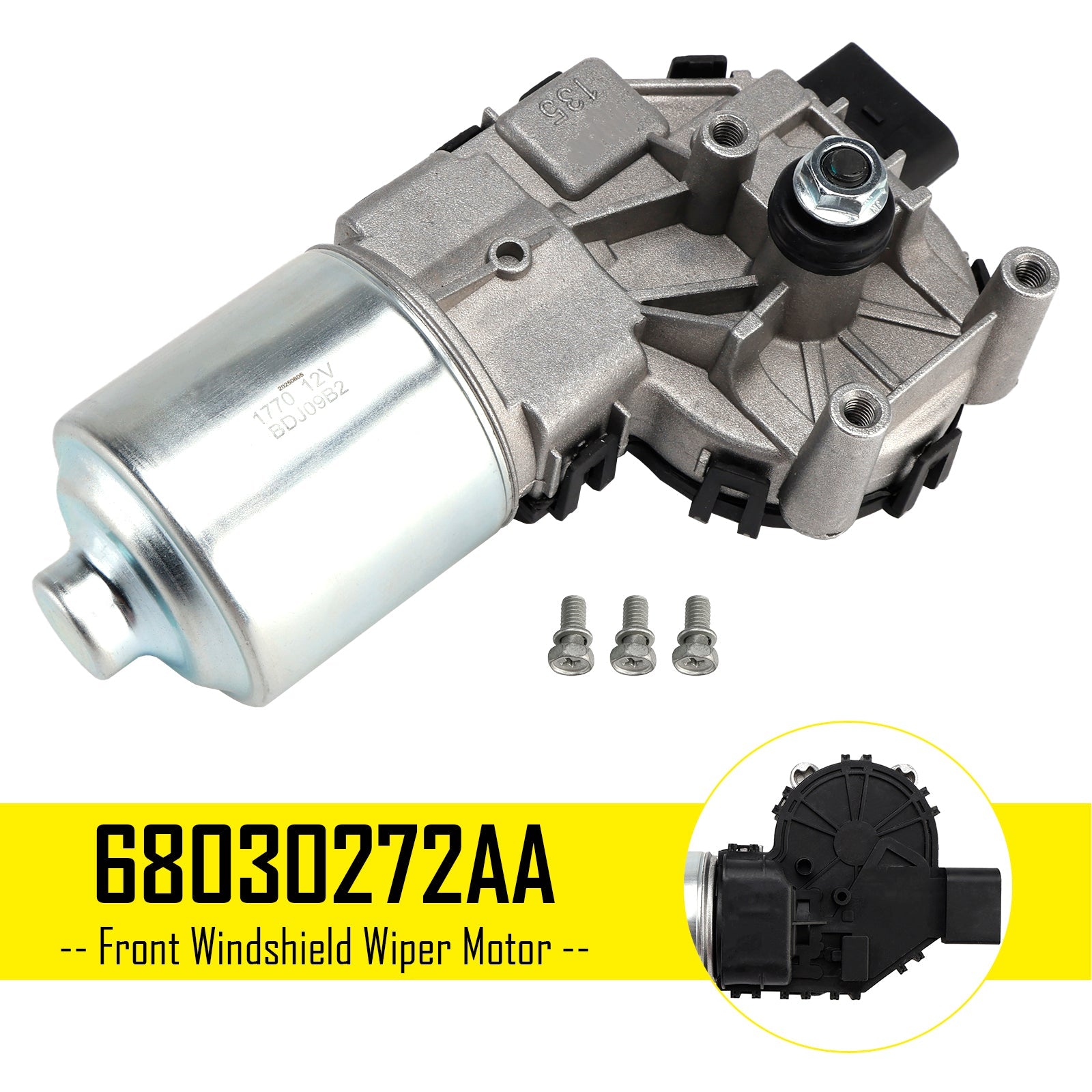 2009-2014 Dodge Avenger Front Windshield Wiper Motor 12335832 68030272AA 25821246