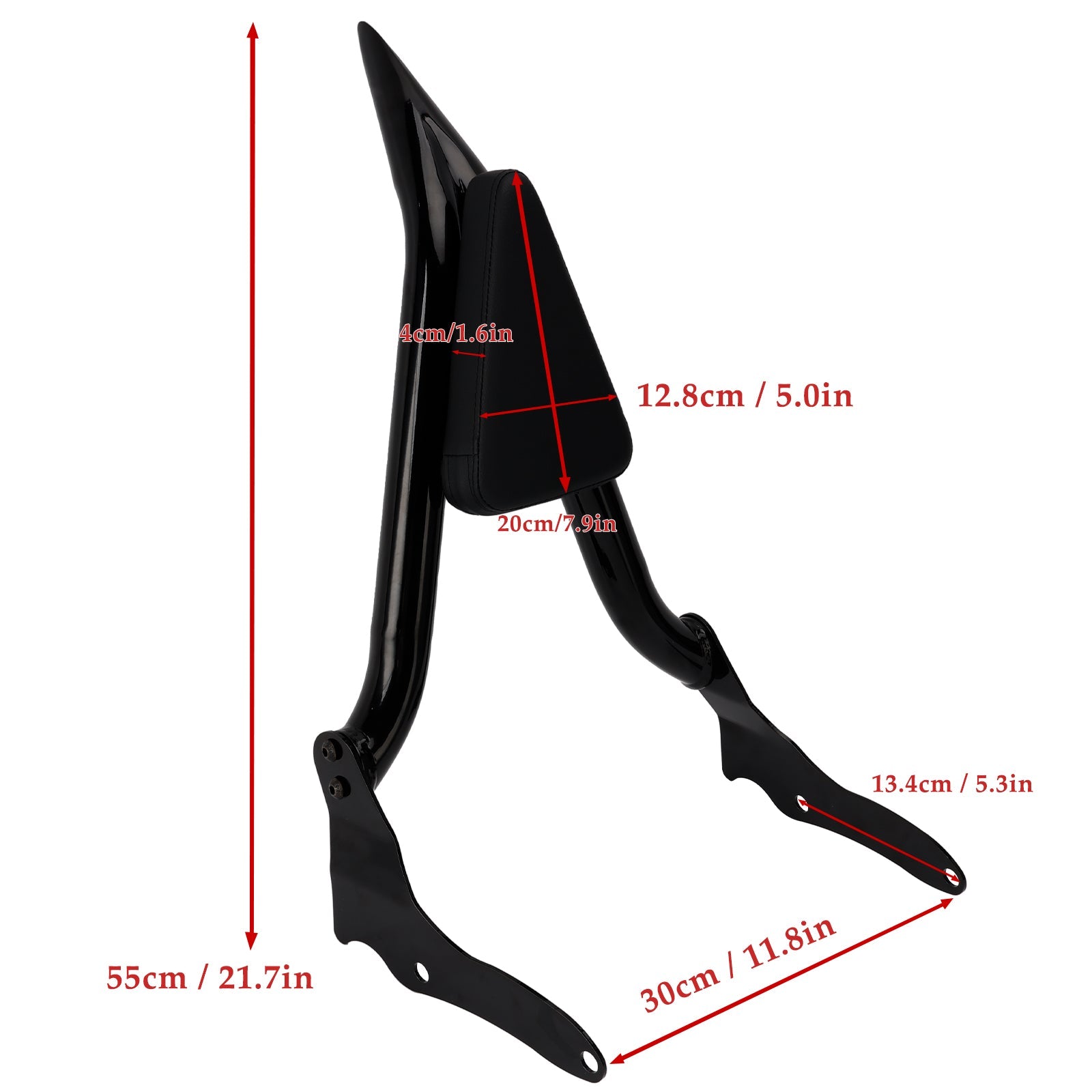 2014-2024 Yamaha Bolt XV950 XVS950 R-Spec Passenger Sissy Bar Backrest