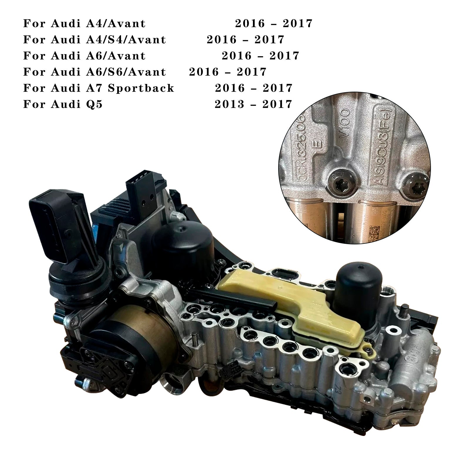 2016-2017 Audi A6/S6/Avant Automatic Transmission Control Unit+Valve Body Mechatronic Complete 0HK927156B