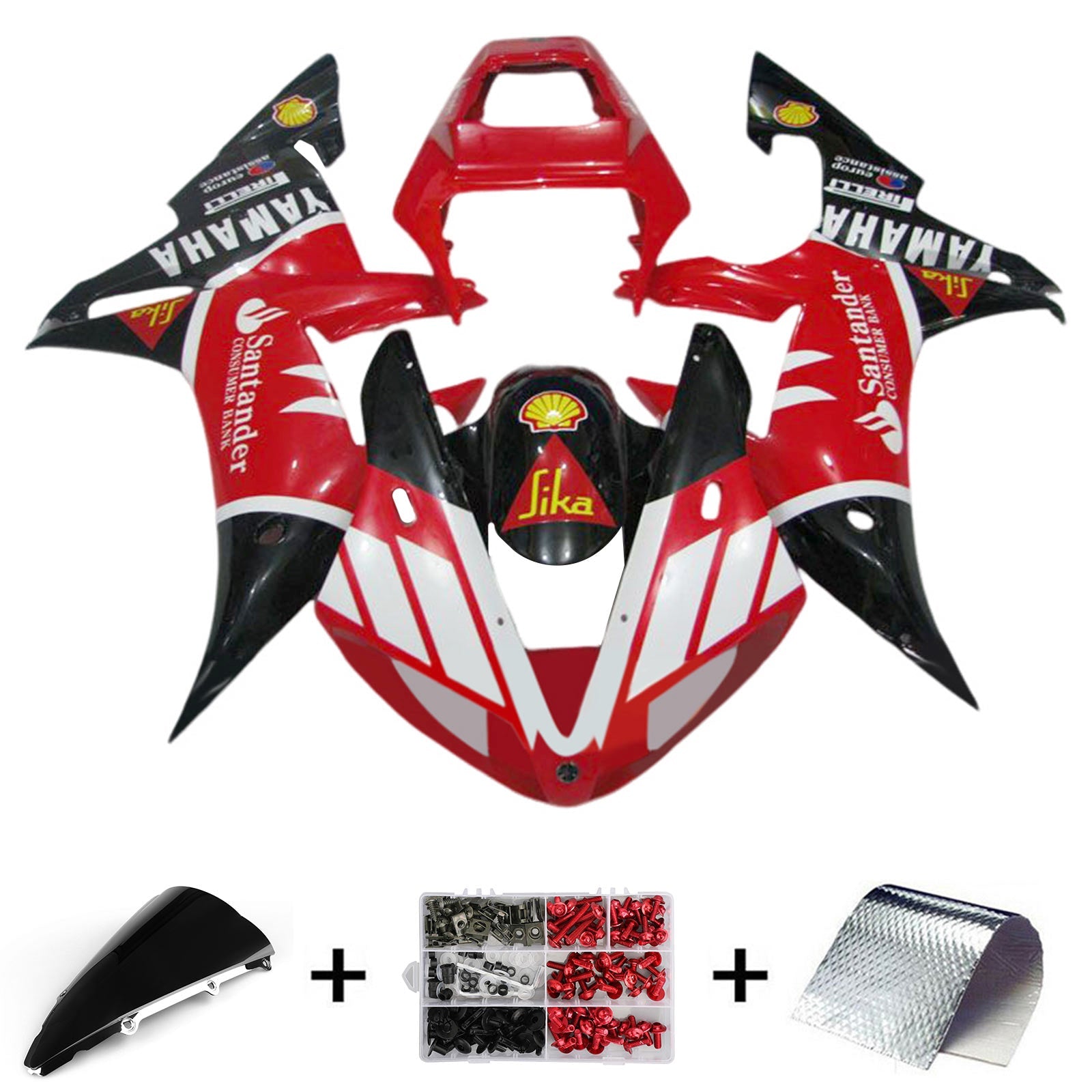 Yamaha YZF 1000 R1 2002-2003 Fairing Kit Bodywork Plastic ABS