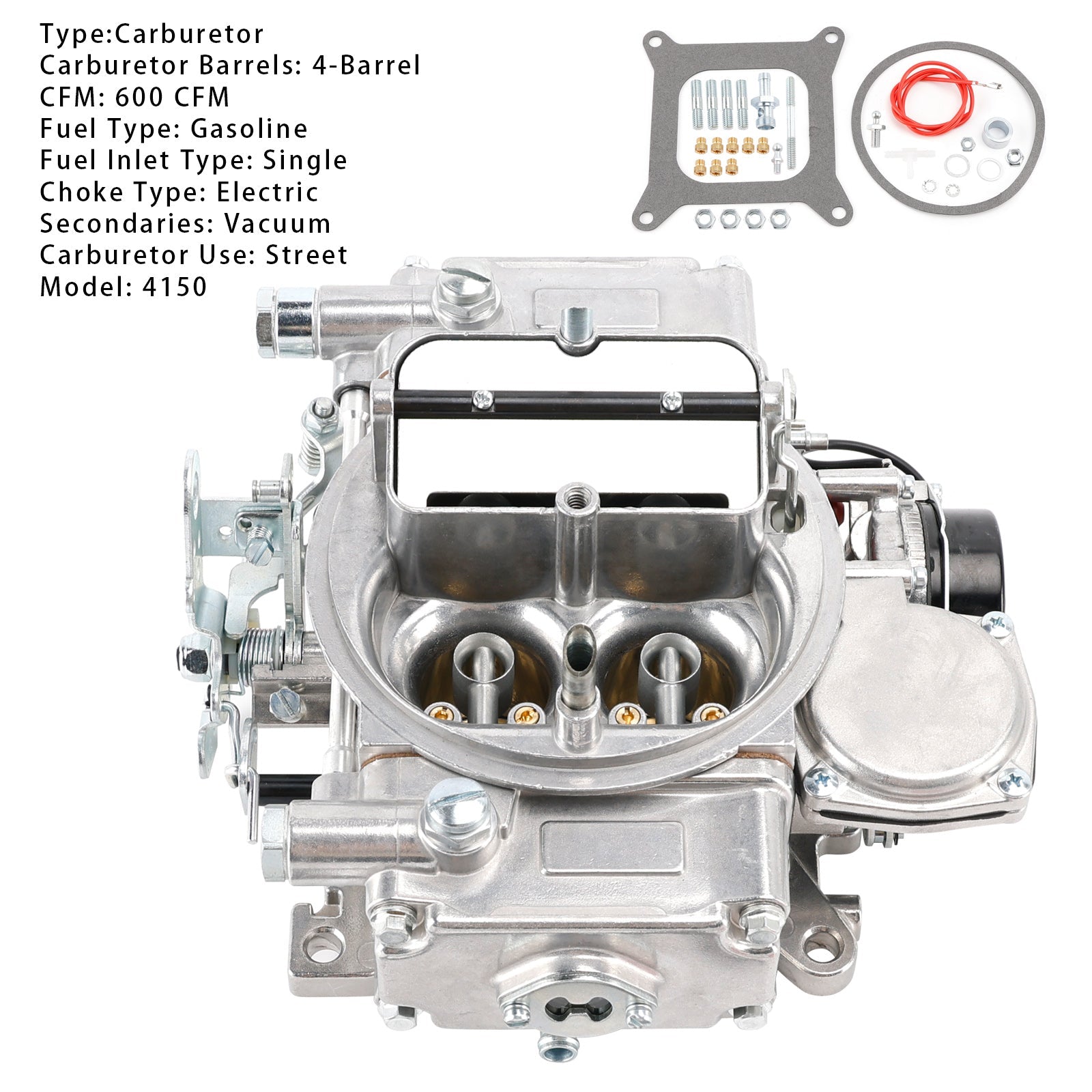 Carburetor 600 CFM 4150 4-Barrel BR-67270 For Corvette For Dodge For Ford