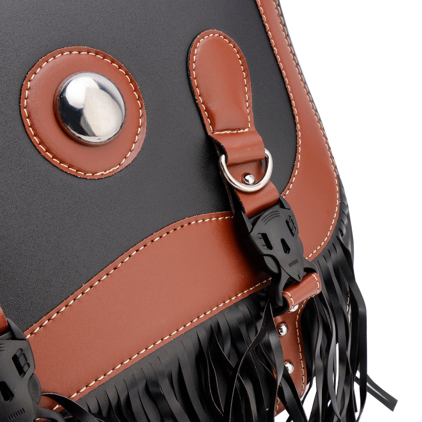 Tail Bag Side Saddlebag Tail Bag Luggage Pouch Storage Black 26L For Motorbike