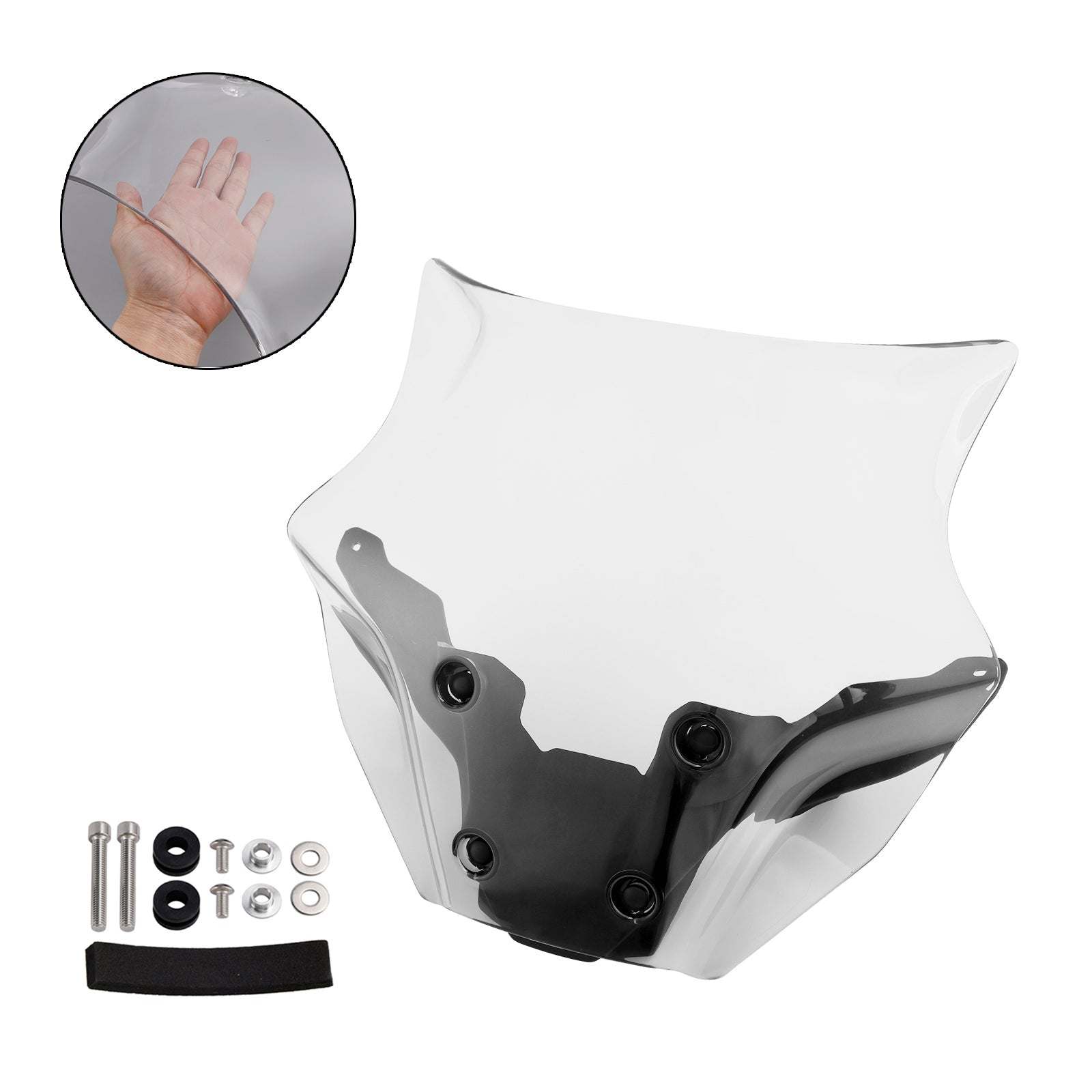 2024-2025 야마하 MT-09/SP 윈드실드 윈드스크린 + 브라켓