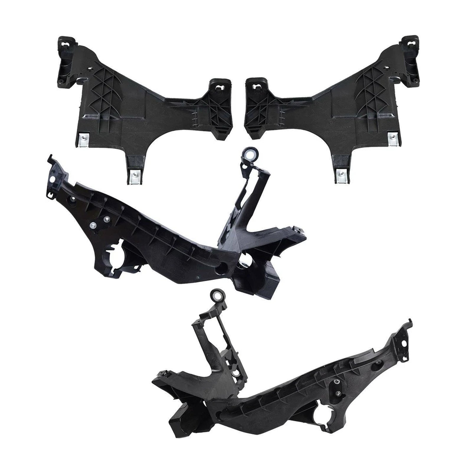 2013-2016 Audi A4 Quattro Facelift 4PCS Front Headlight Mount Support Plate Bracket
