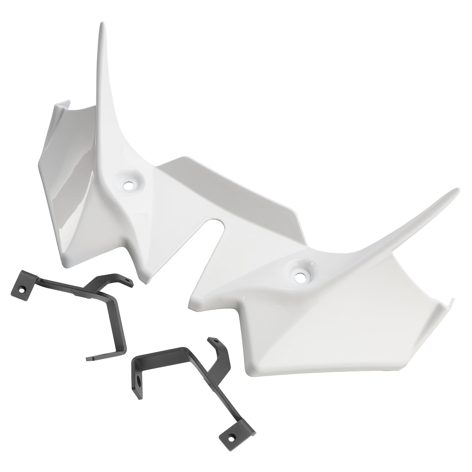 2021-2024 가와사키 Z650 프론트 다운포스 스포일러 익스텐션 페어링 화이트