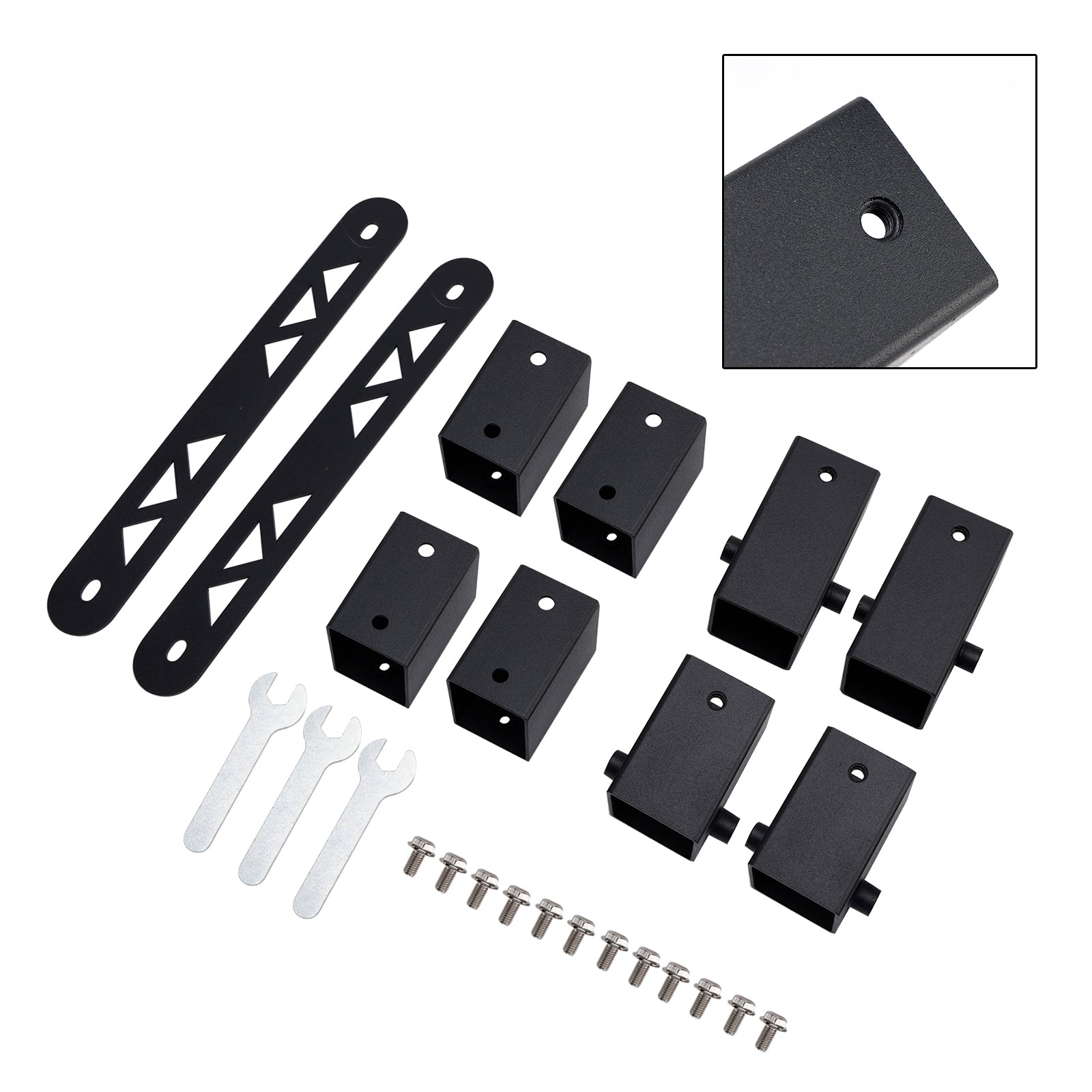 Driver & Passenger Seat Raiser Adaptor Kit For Polaris Rzr Pro Xp 20-23 Turbo